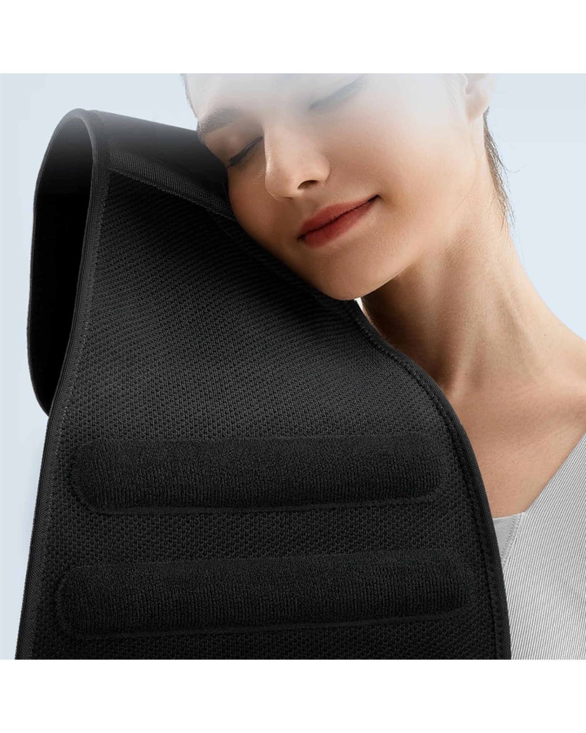 5 Bodyassist Contoured 3D Bionic Quad Strap Back Brace with Lumbar Stays Medium - Black, 5 of 9