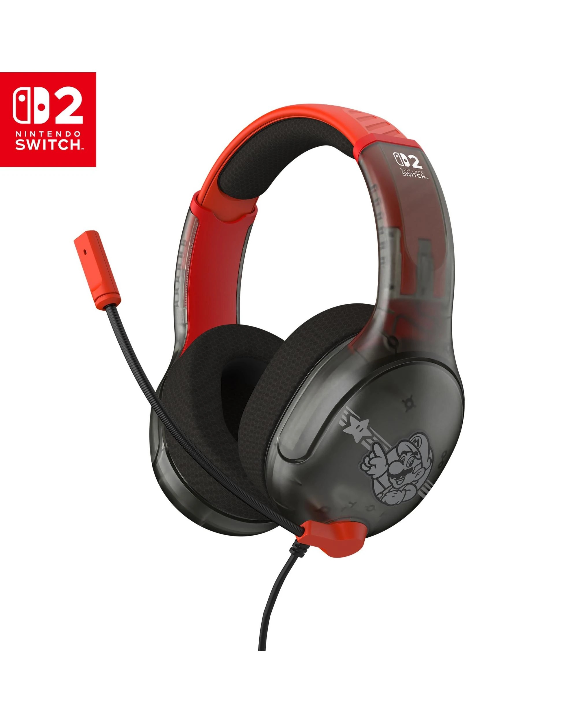 3 Turtle Beach Airlite Fit Wired Gaming Headset for Nintendo Switch 2 - Mario Star, 3 of 8