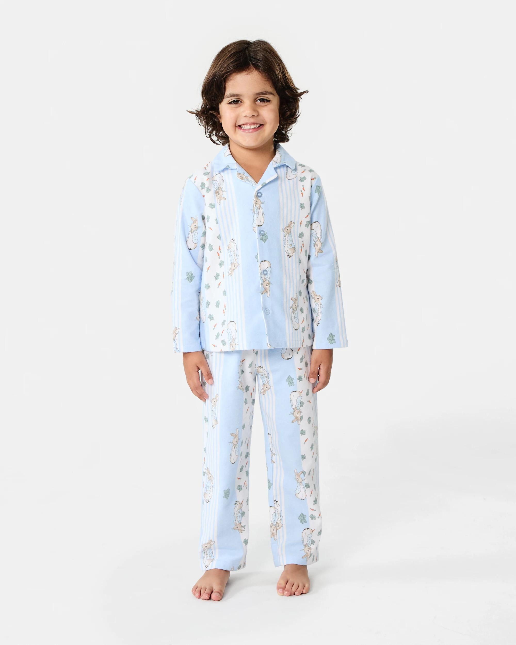 1 Peter Rabbit License Flannel Pyjama Set P Rabbit, 1 of 8