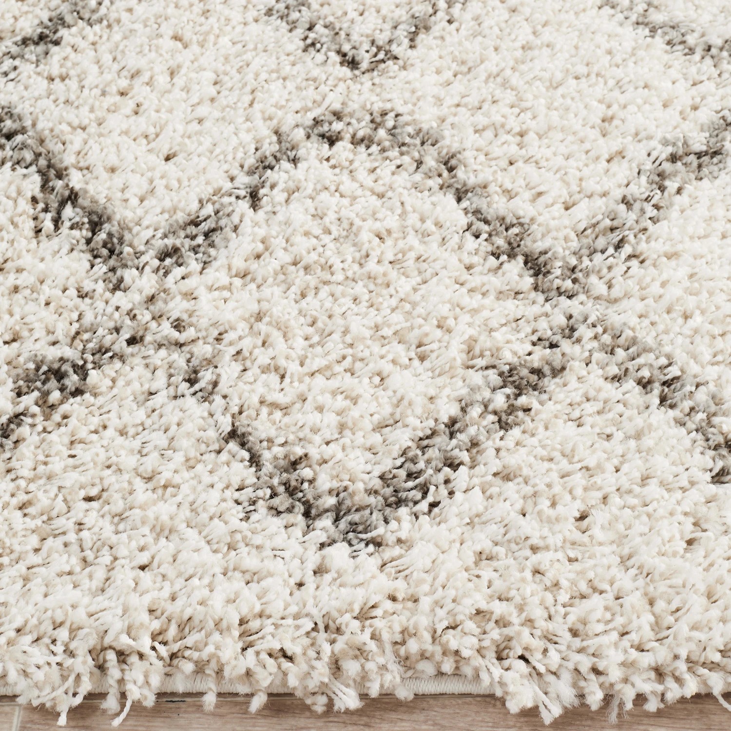 5 Common Ground Rugs Amber 11 400x80cm - Large Runner Power Loomed Shag Rug - Beige, 5 of 7