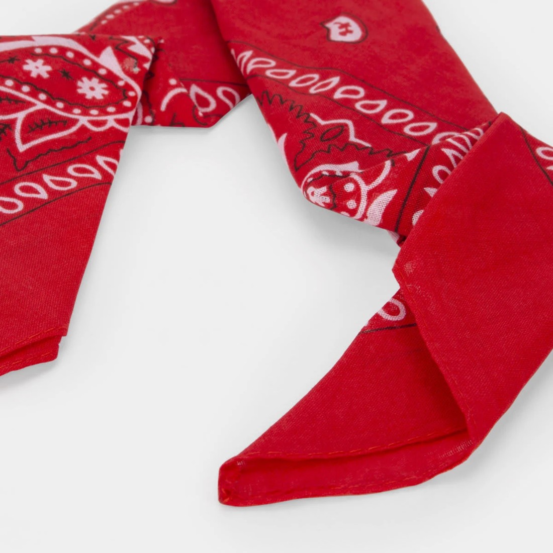 3 Paisley Hair Bandana - Red, 3 of 4