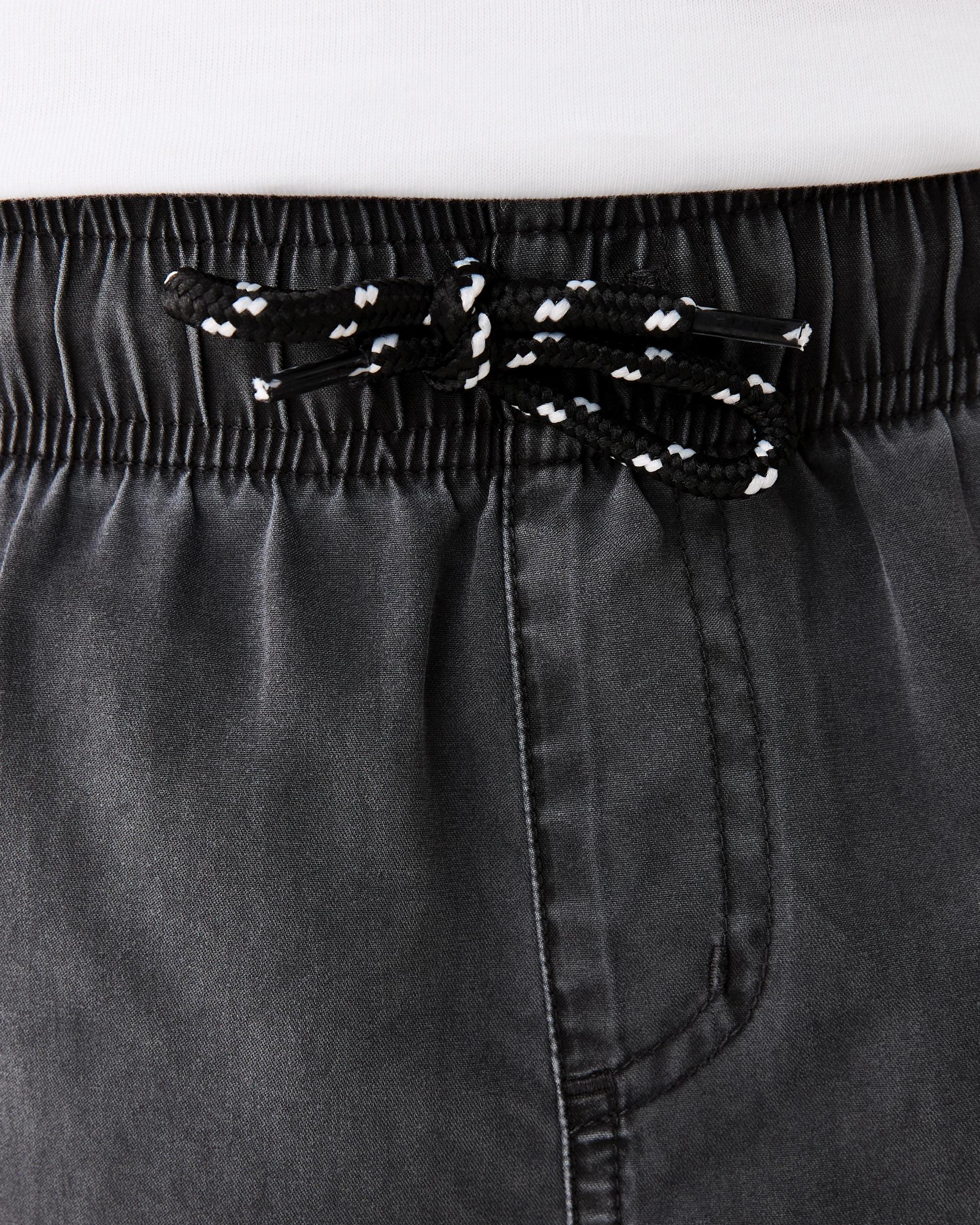 3 Washed Shorts Blk Washed, 3 of 6