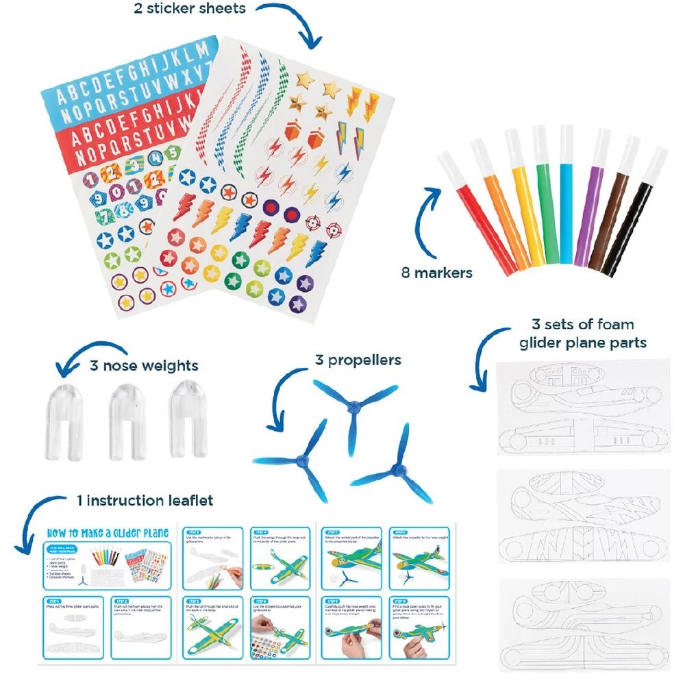 3 Imagine, Make & Play Glider Planes, 3 of 4
