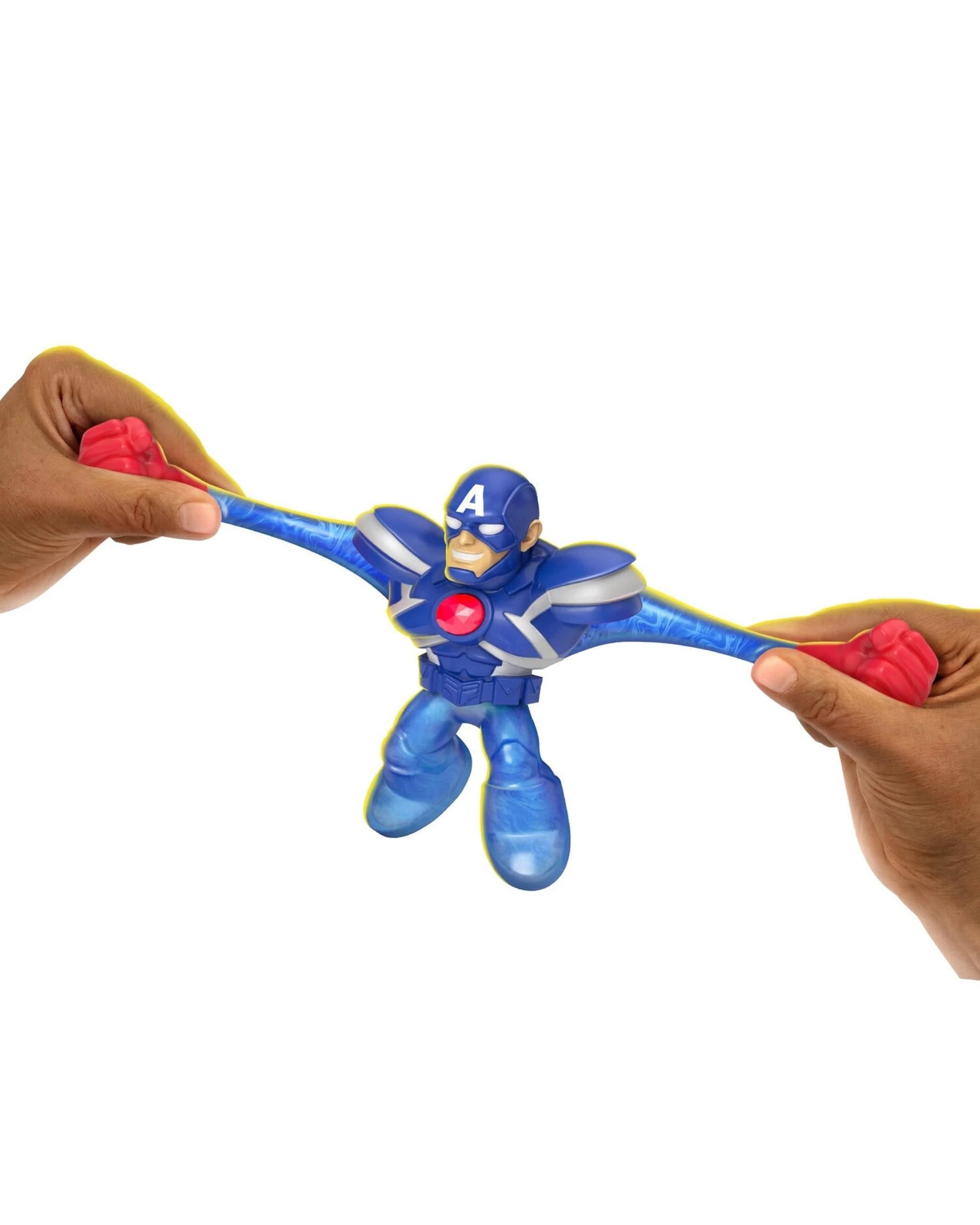 4 Heroes of Goo-Jit-Zu Marvel Series 11 Infinity Armor Captain America Hero Pack, 4 of 4