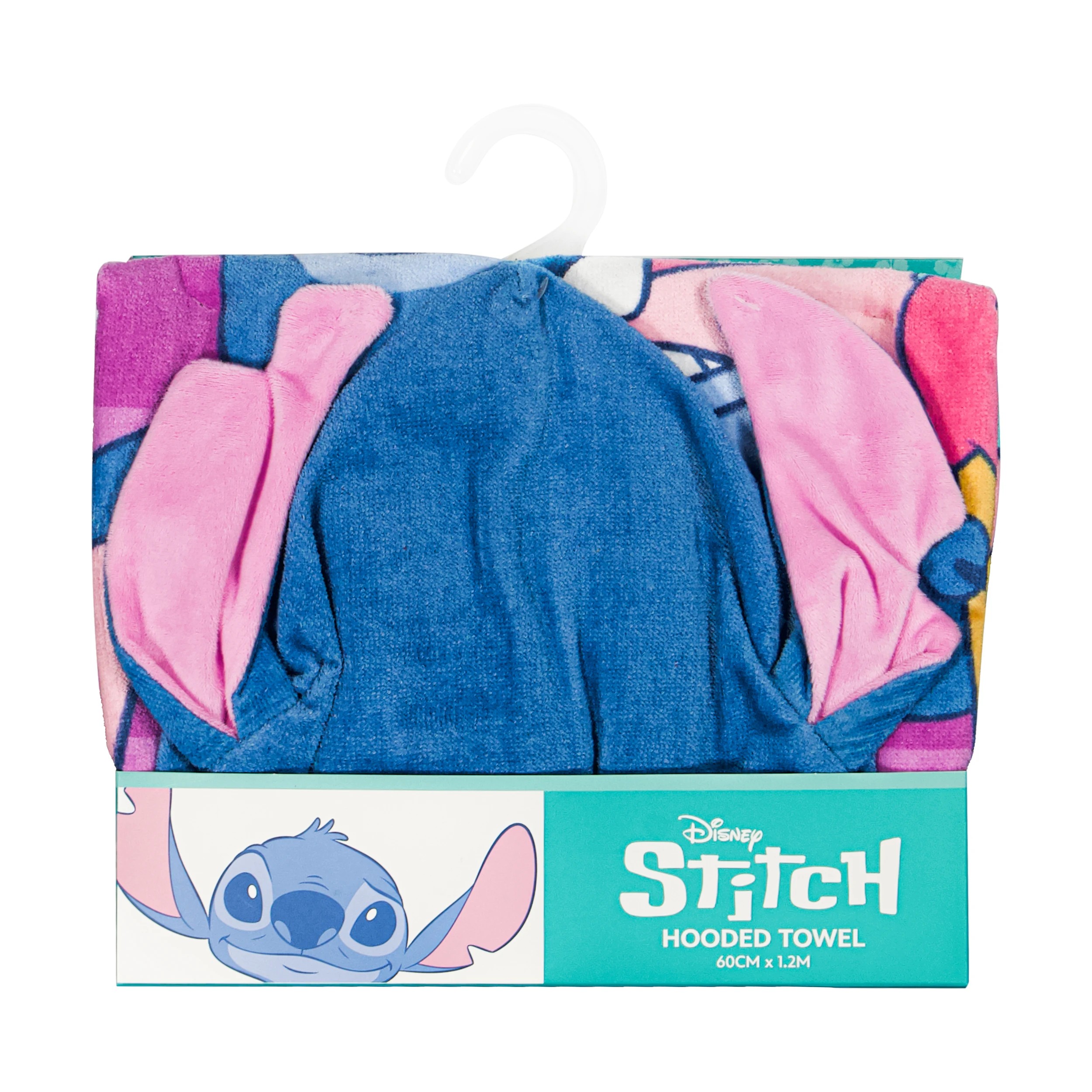 4 Disney Lilo & Stitch Cotton Hooded Towel, 4 of 4