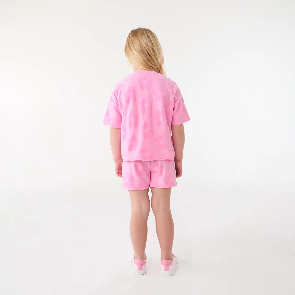 6 Texture Shorts DAISY TERRY BUBBLEGUM PINK, 6 of 6