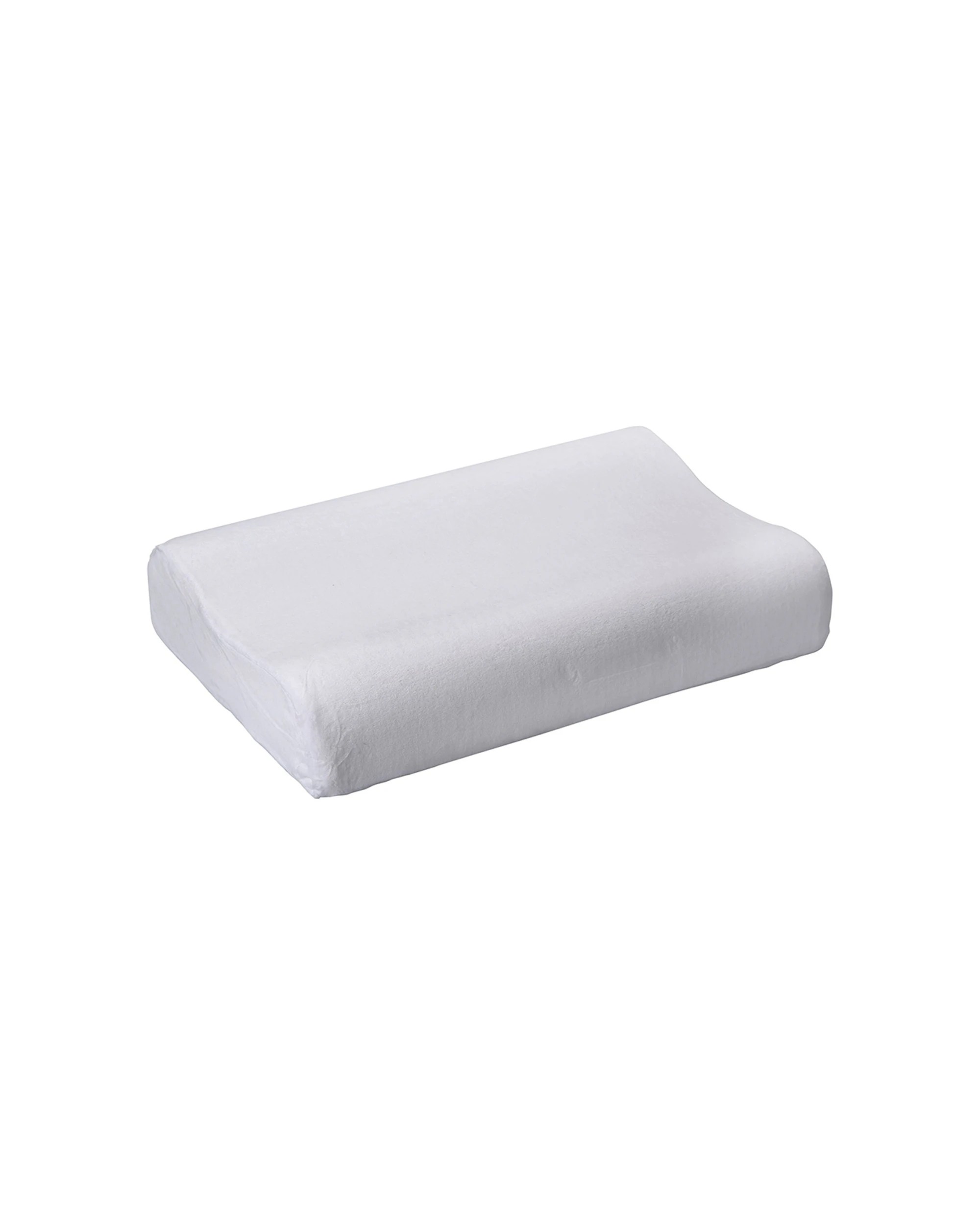1 Bianca Deep Sleep Memory Foam Pillow Standard Low Profile 65x40cm - White, 1 of 2