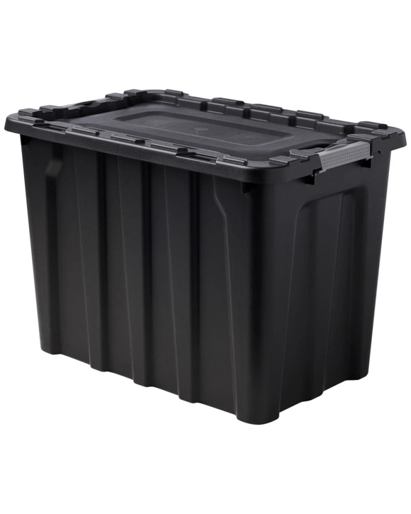 J.Burrows 80L Heavy Duty Storage Container Black
