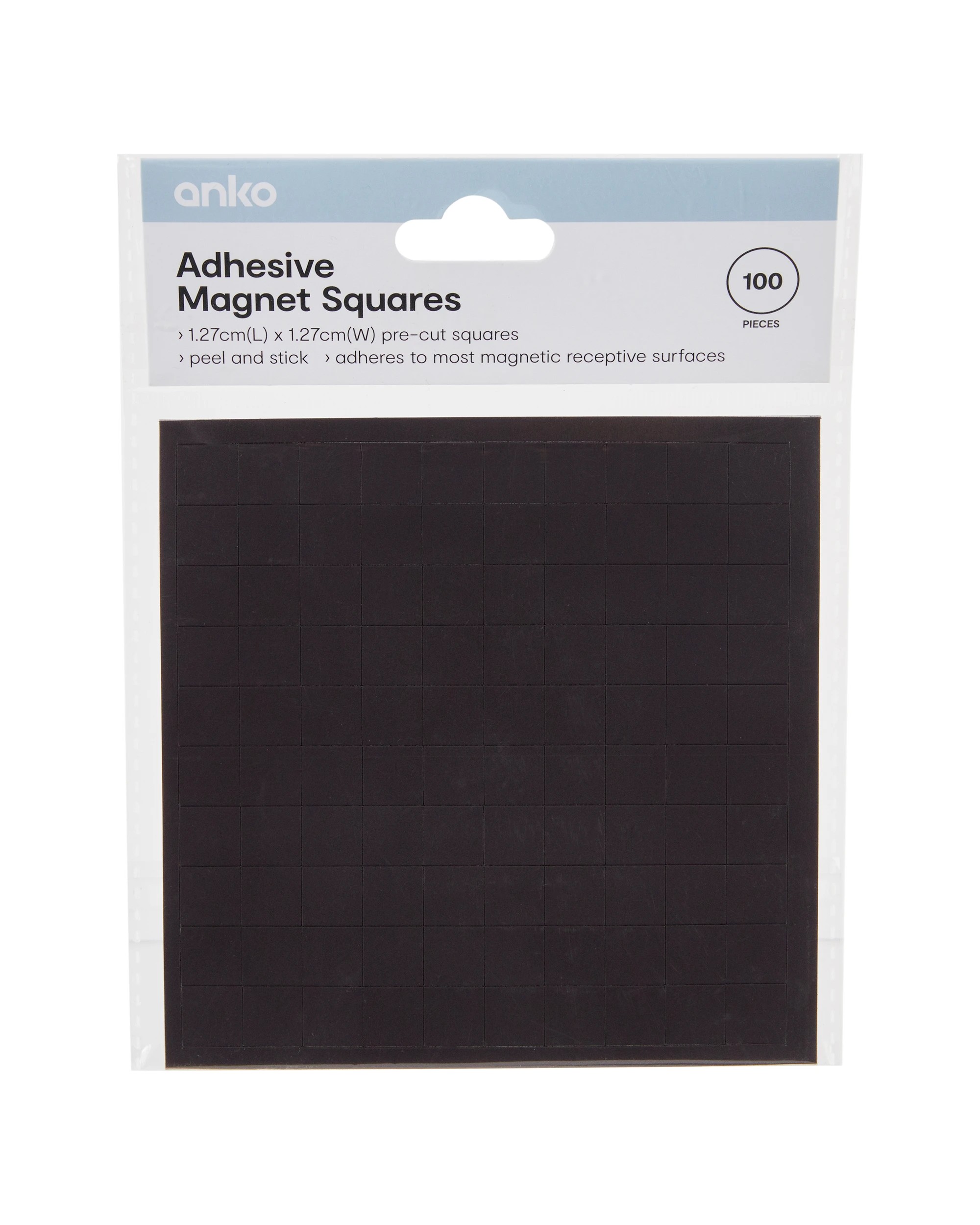 1 100 Piece Adhesive Magnet Squares, 1 of 3