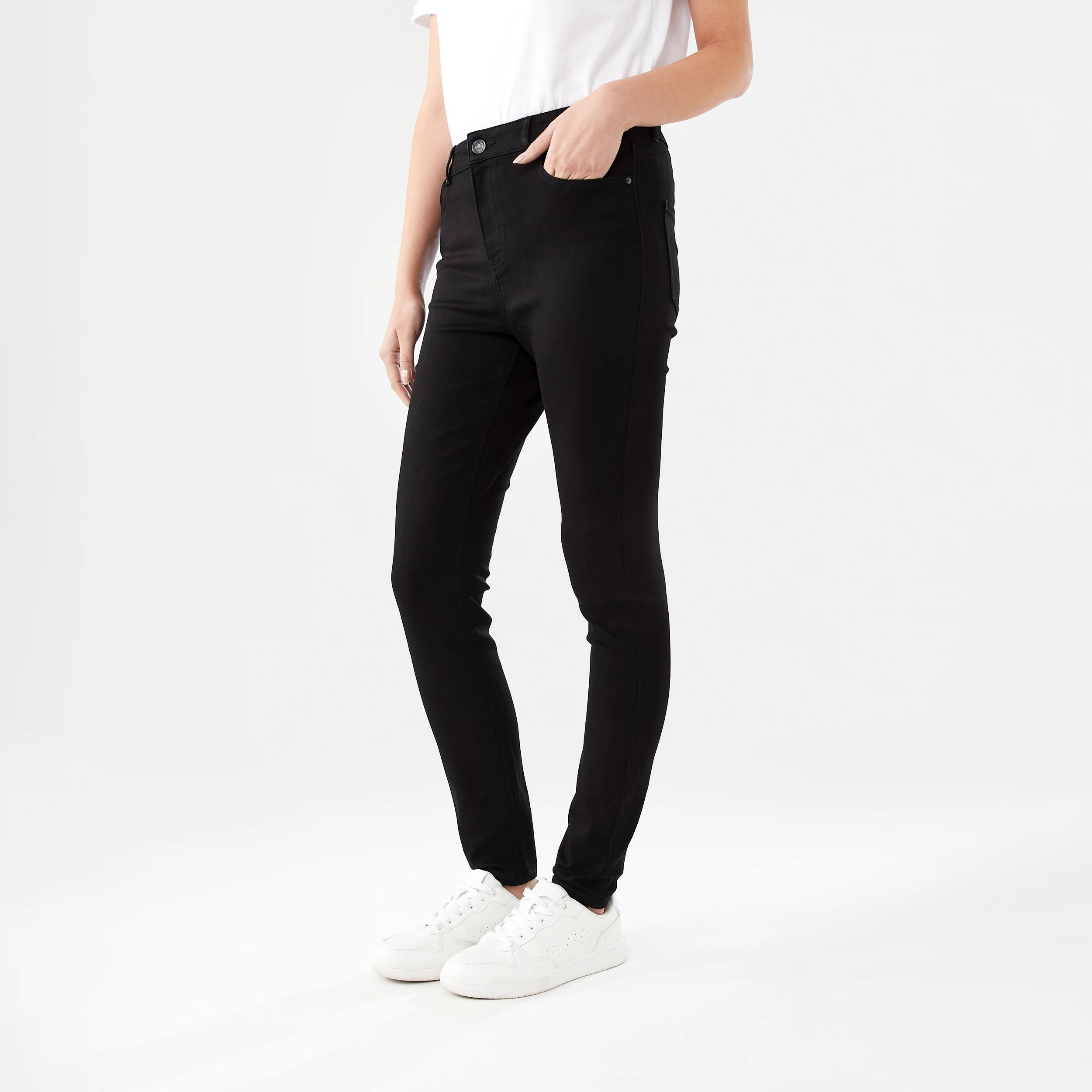 3 Soft Touch High Rise Jeans BLACK WASH, 3 of 9