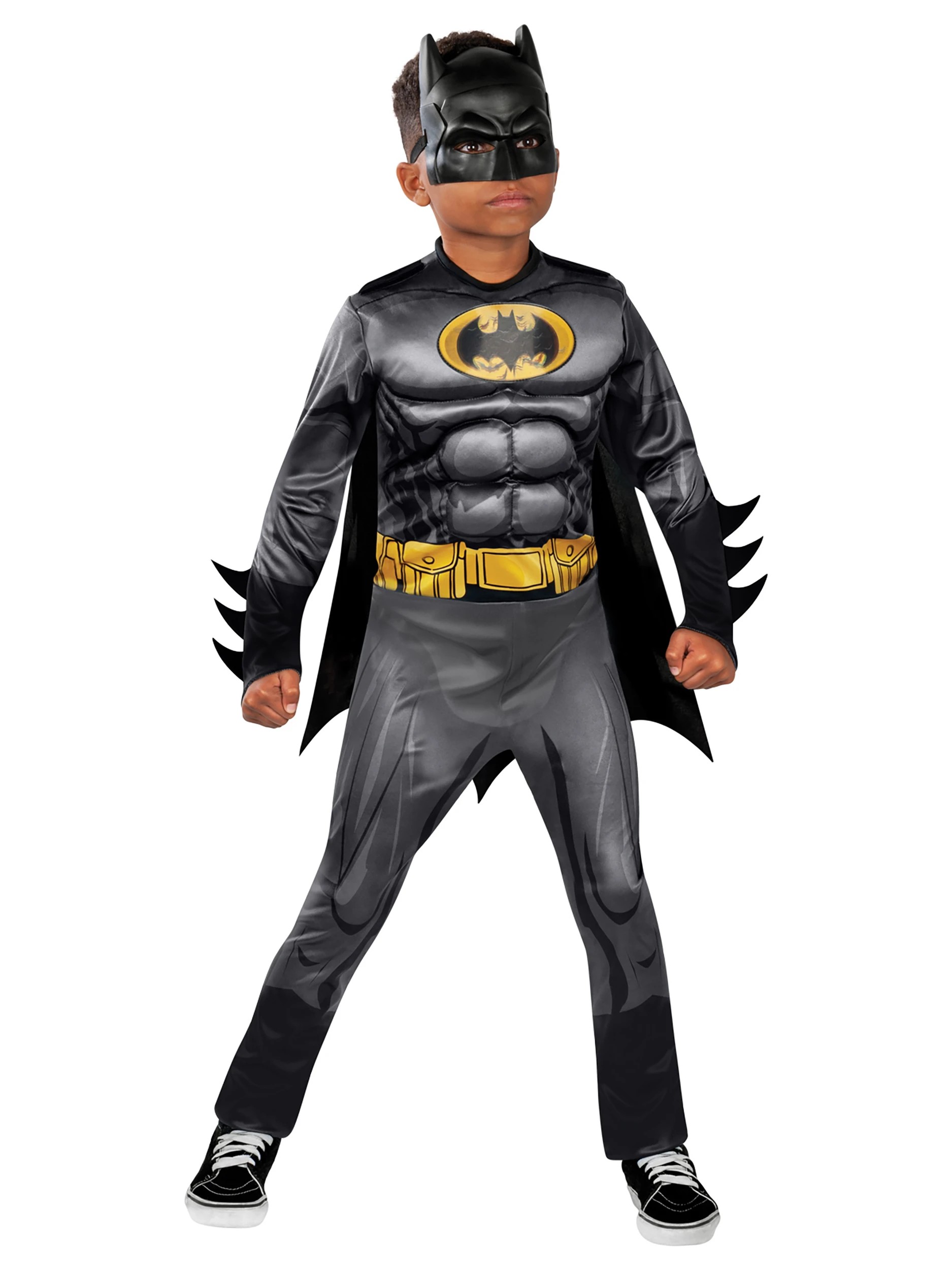 1 DC Comics Batman Deluxe Kids Costume - Assorted - Black, 1 of 5