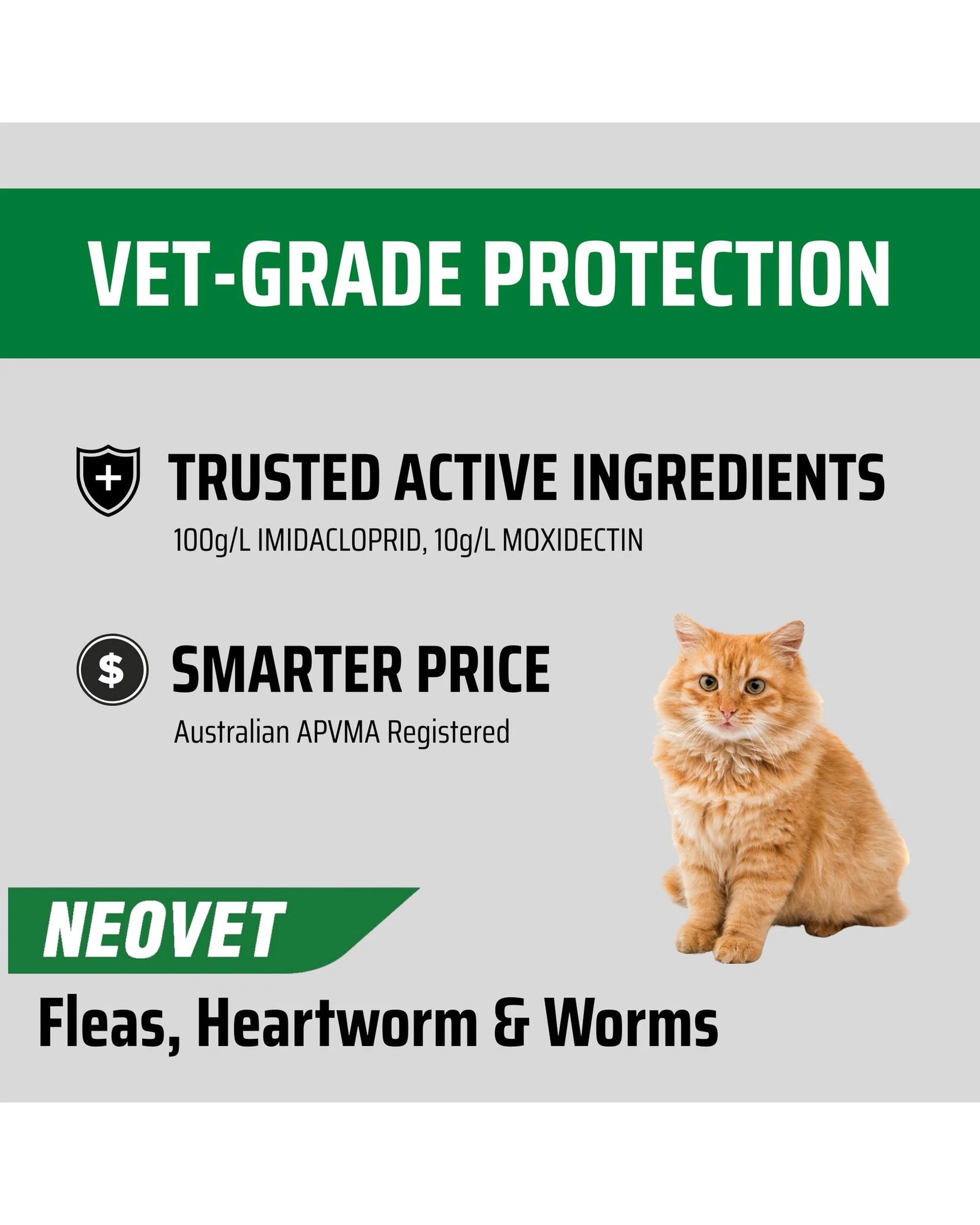 3 Neovet Spot-On for Cats over 4 kg Purple 3 Pack - Purple, 3 of 9