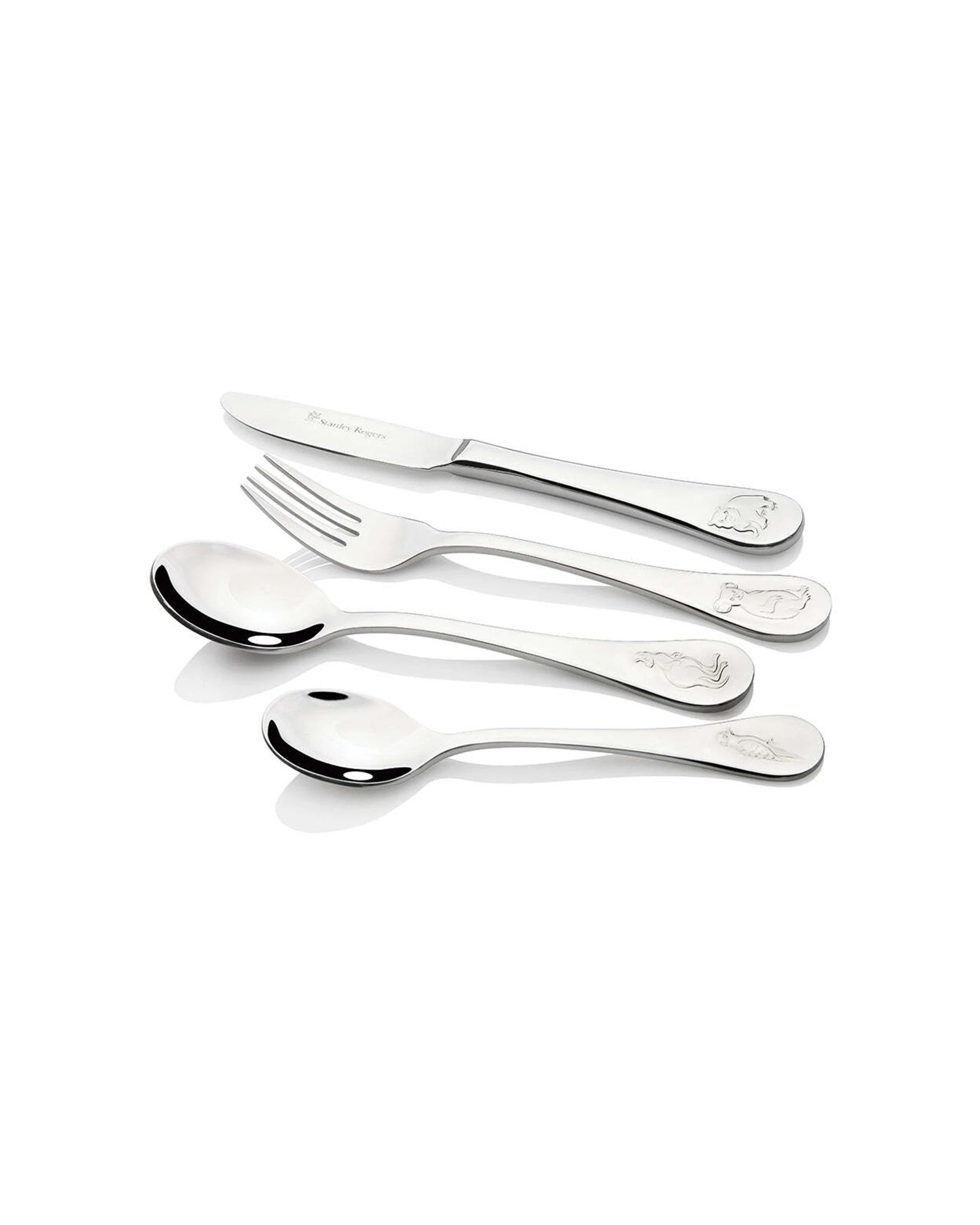 1 Stanley Rogers 4pc Children Cutlery Set Australian Animals Design Gift Boxed.
 - Multi, 1 of 4