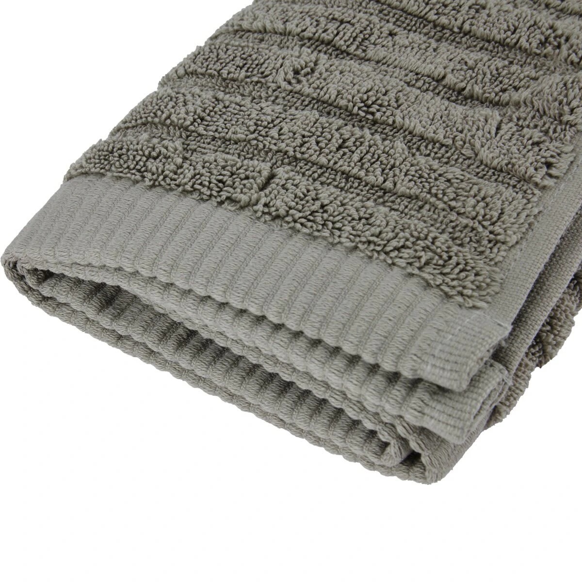 4 Cotton Face Washer - Silver, 4 of 5