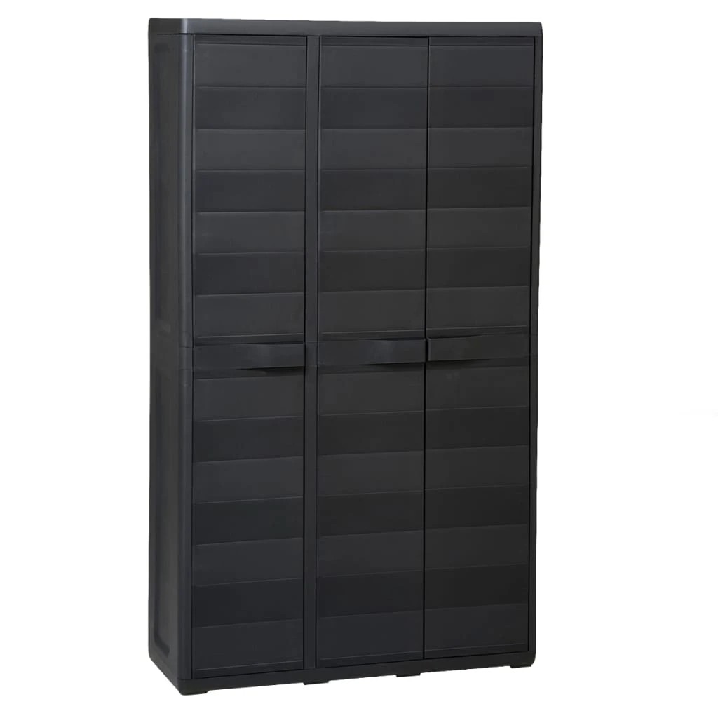 1 Vidaxl Garden Cabinet - Black, 1 of 9