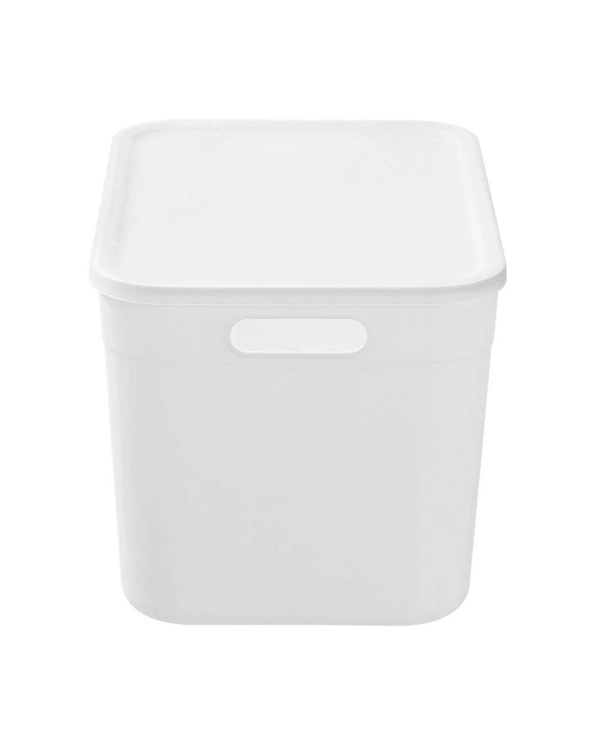 4 Boxsweden 8PK Stackable Durable Storage Container With Lid 35.5cm 16.5L - White, 4 of 6