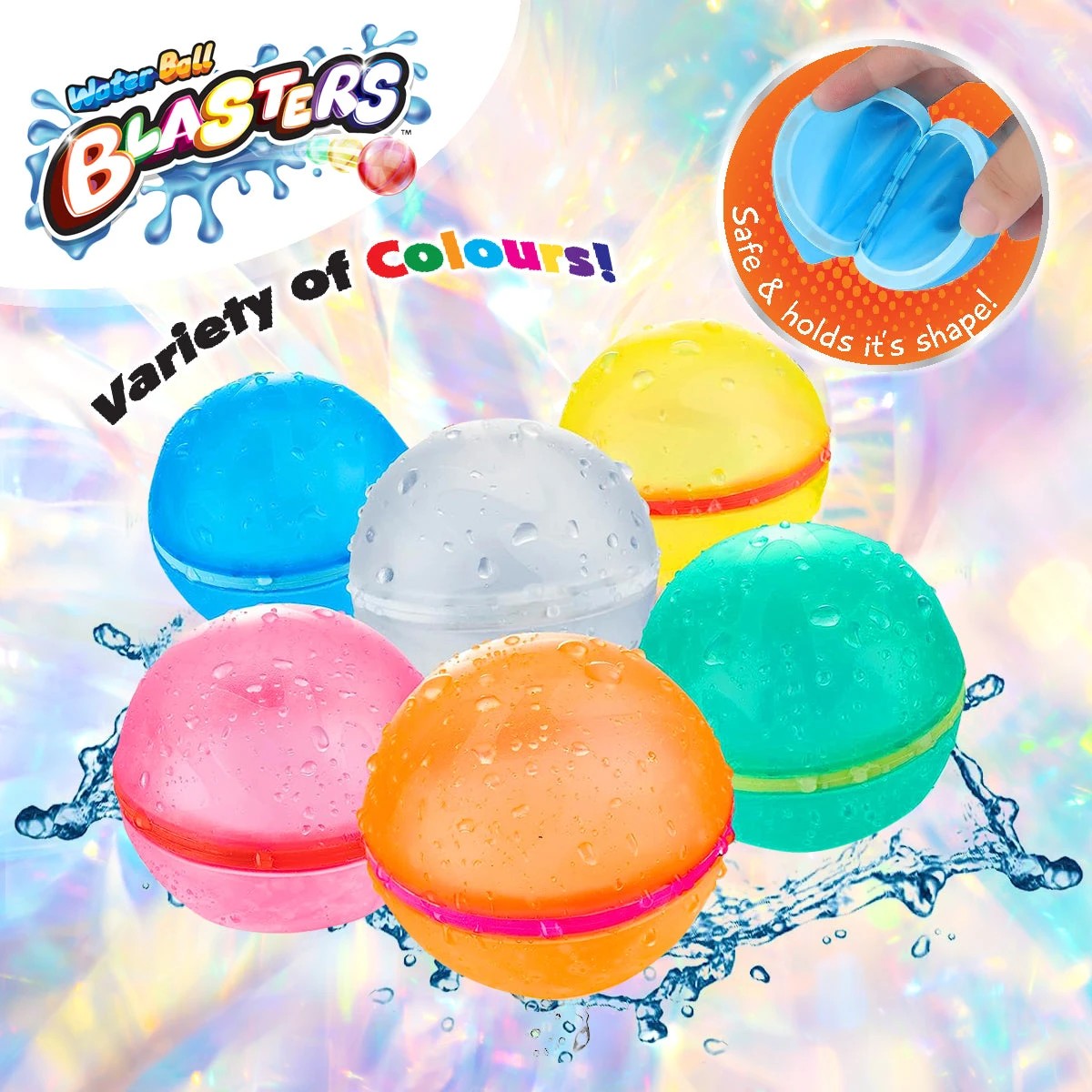 3 Kazaang Water Ball Blasters 6 Pack, 3 of 7