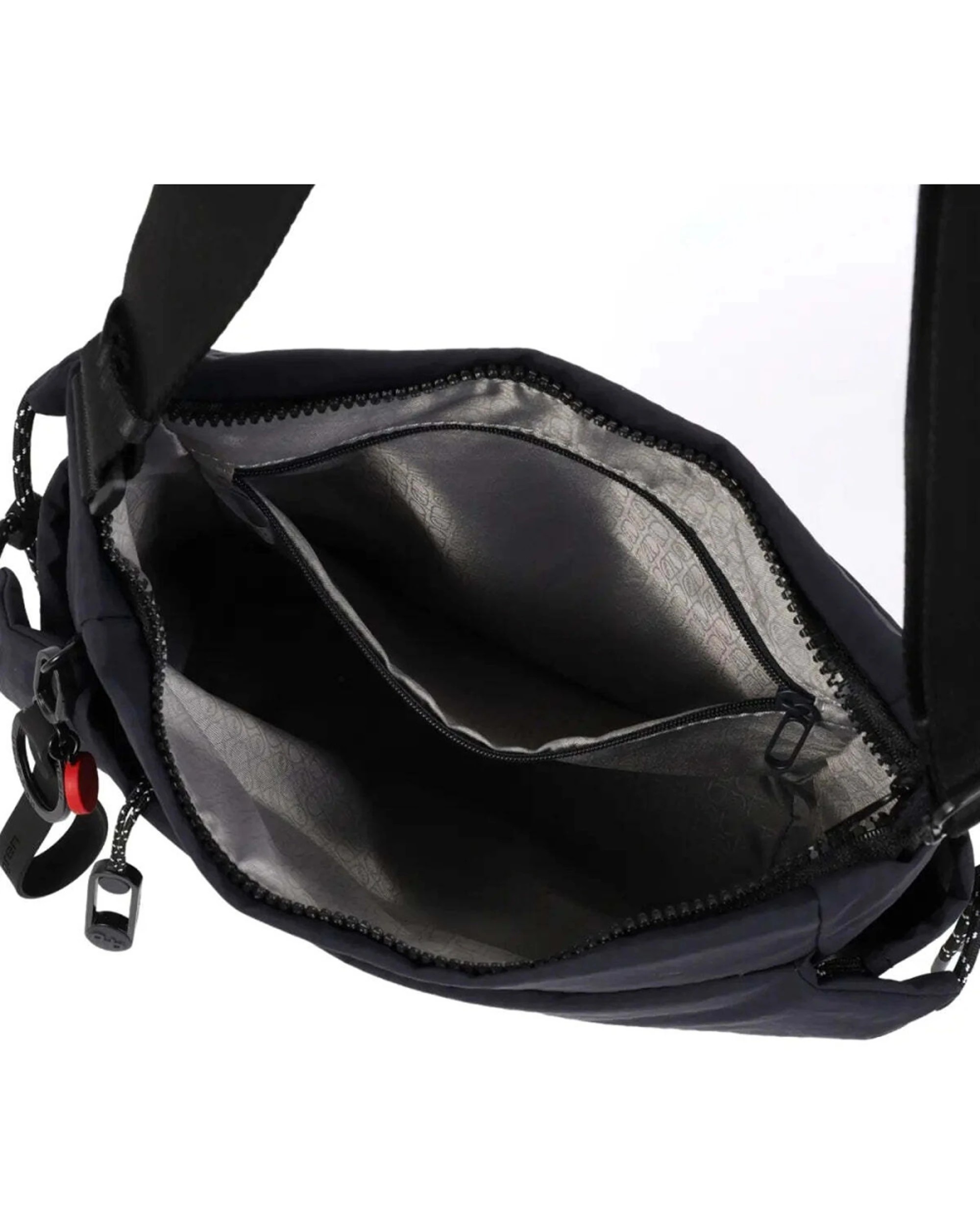 2 Hedgren Makoto Lightweight Expandable Square Crossover Bag Water Repellent Vulcan - Black, 2 of 6