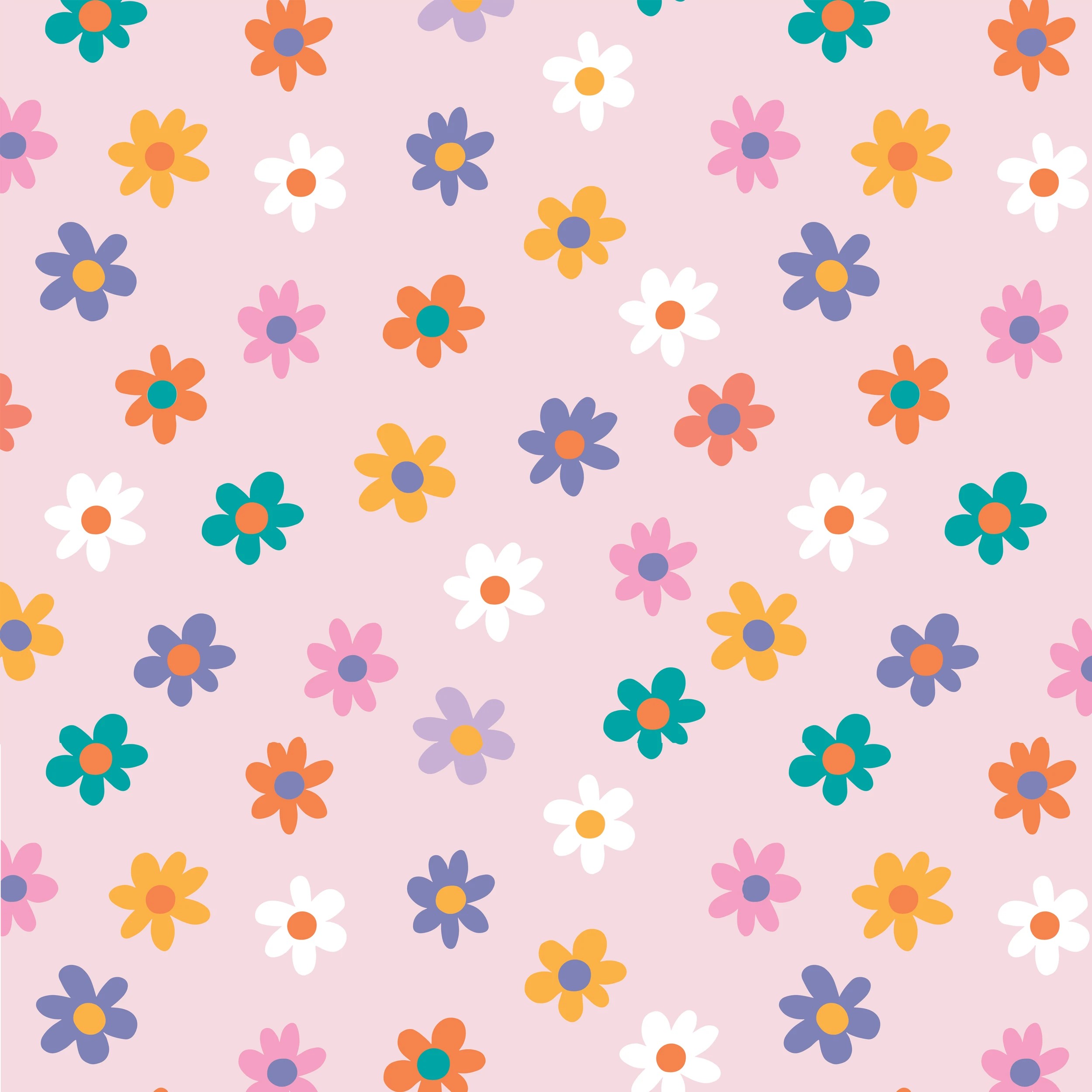 2 Creative Publishing by Hallmark Gift Wrap Roll - Daisies, 2 of 3