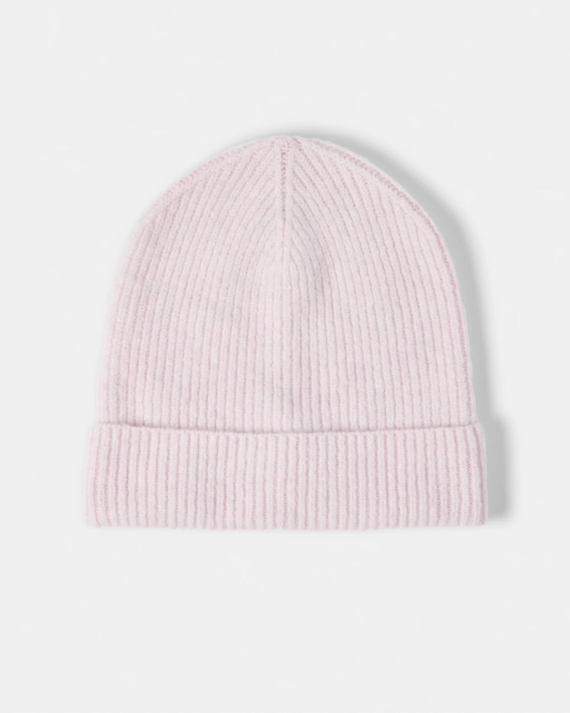 1 Fine Knit Beanie Soft Prpl, 1 of 3