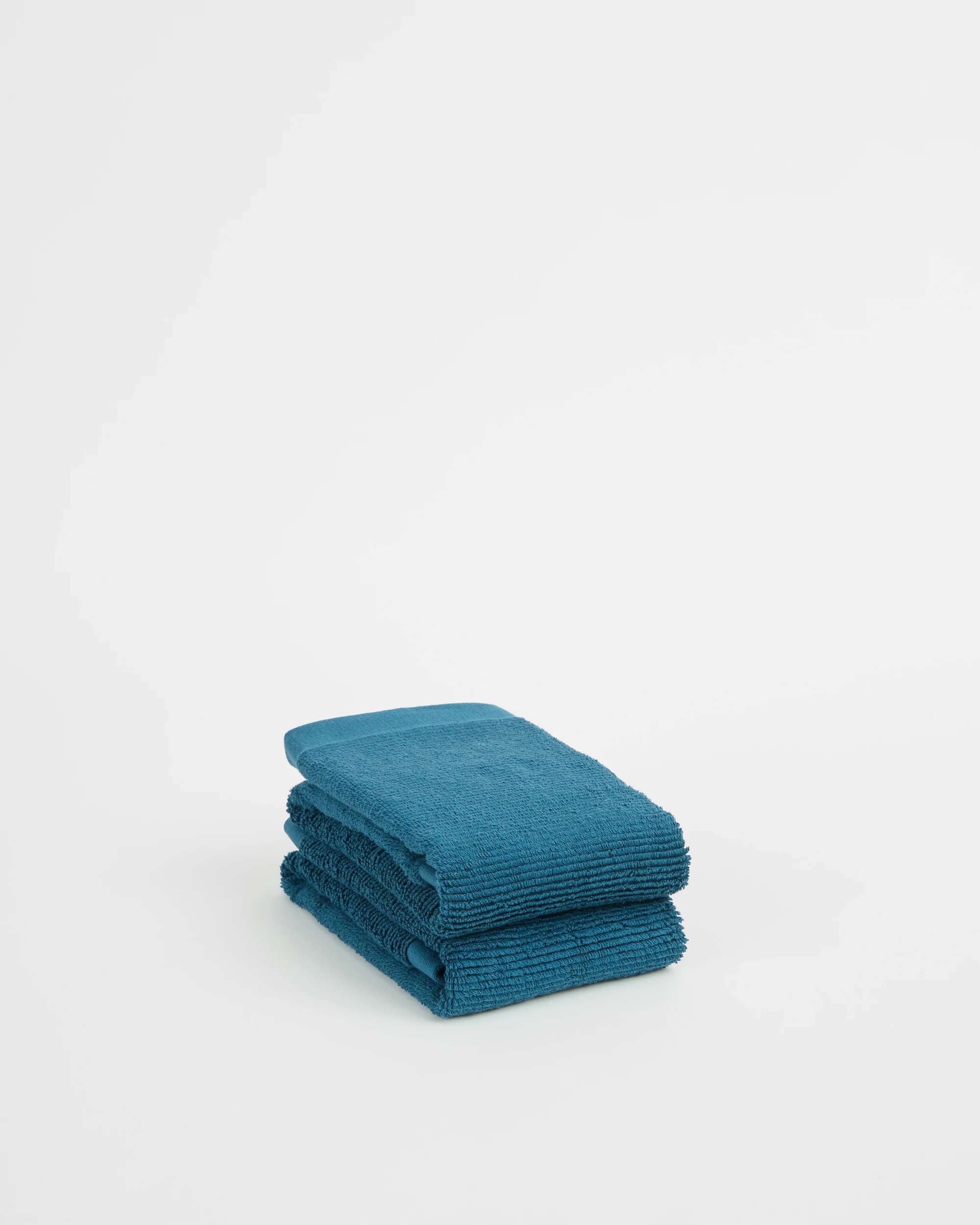 1 Target Reed Australian Cotton Rib 2 Pack Hand Towel - Blue, 1 of 2