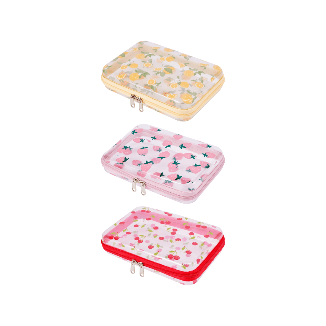 2 3 Pack Printed Clear Packing Cubes, 2 of 6