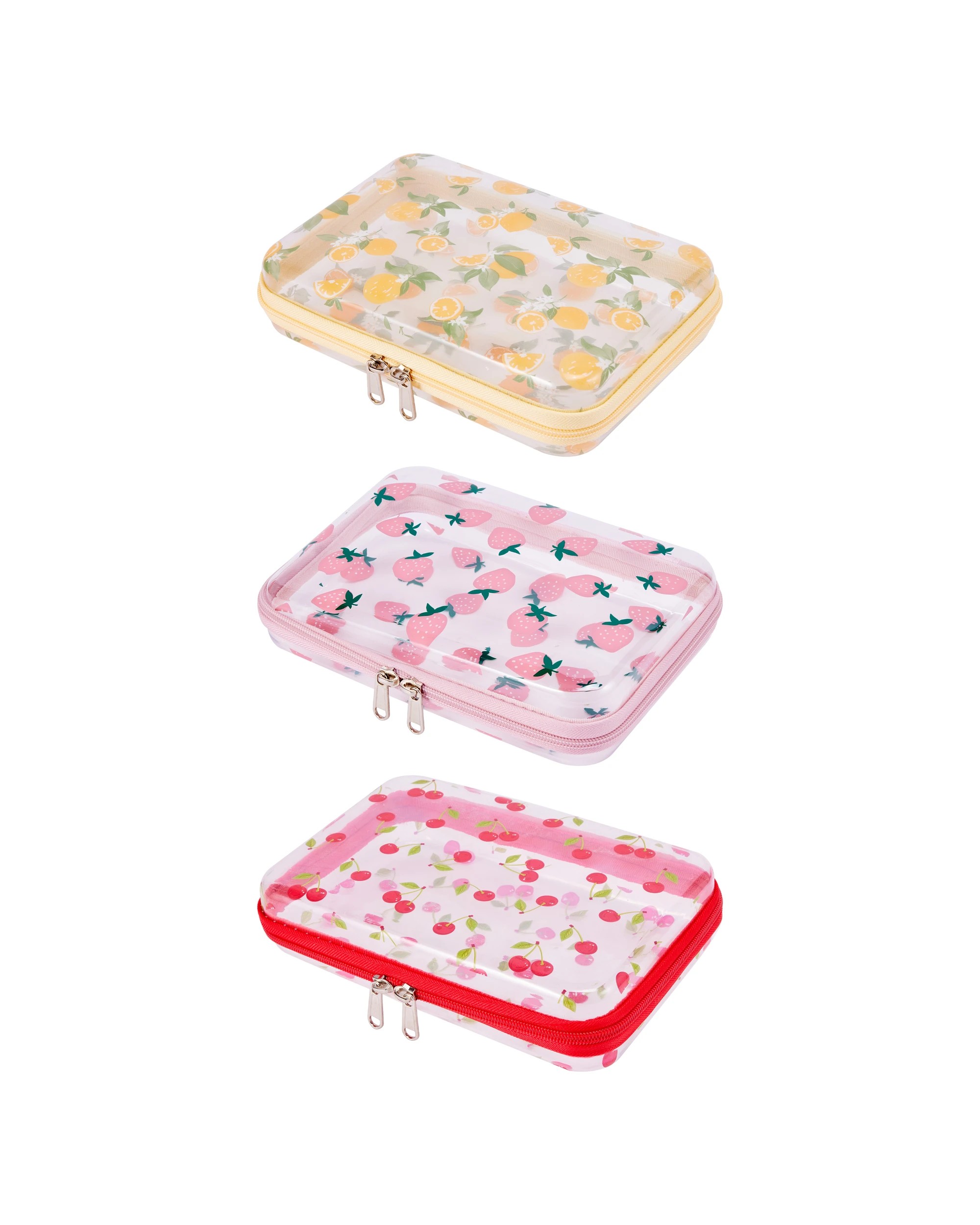 2 3 Pack Printed Clear Packing Cubes, 2 of 6