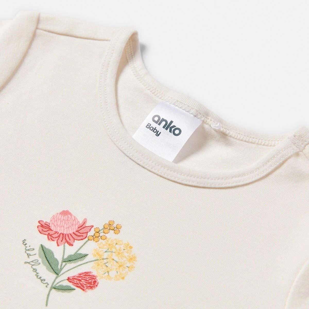 6 3 Pack Short Sleeve Print Bodysuits NATIVE FLORAL, 6 of 8