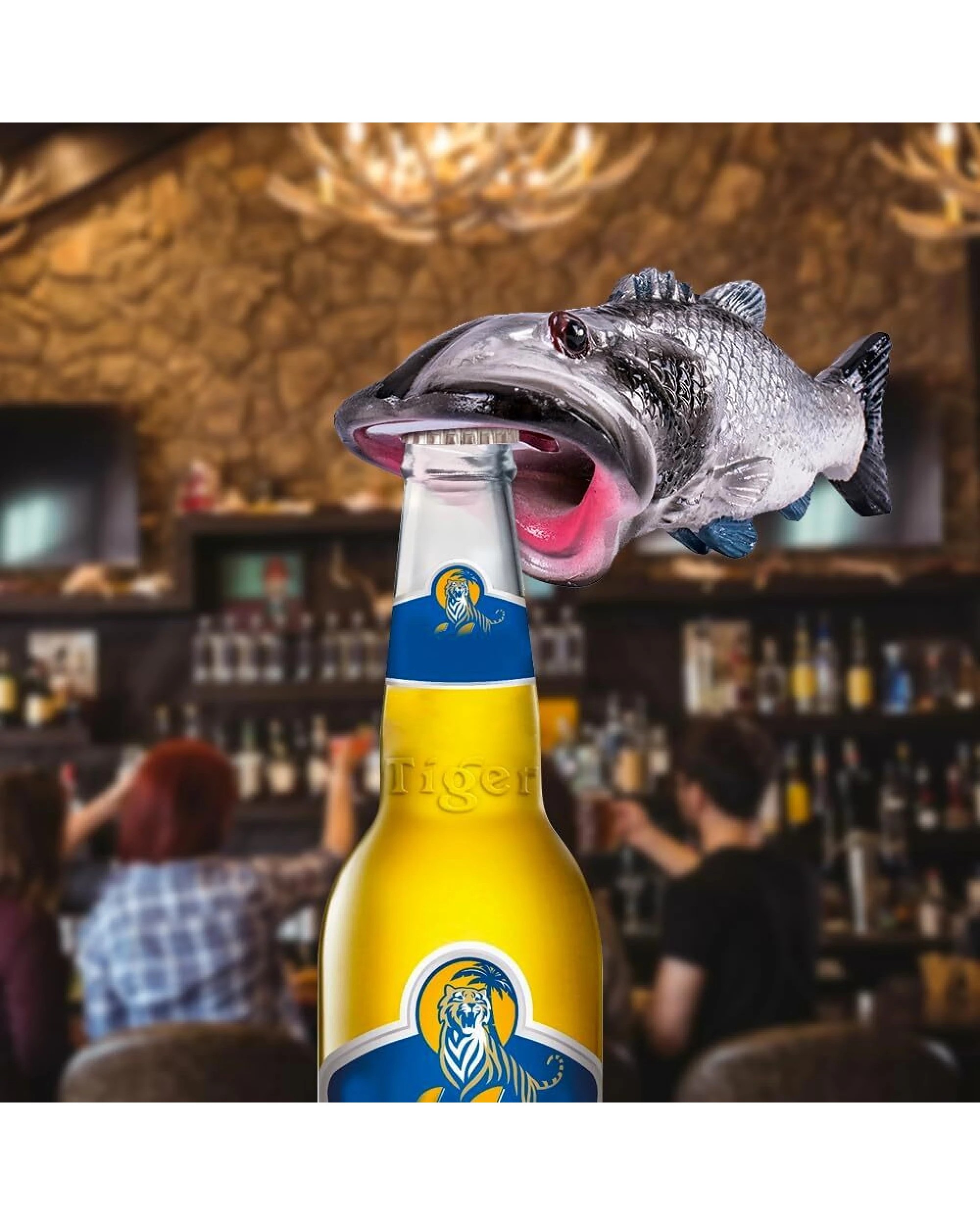 4 BR Home Barramundi Fish Beer Bottle Opener Party Favor, 4 of 6