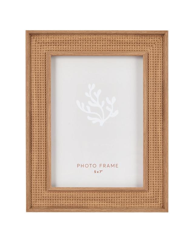 Weave Frame 5in x 7in. - Nat