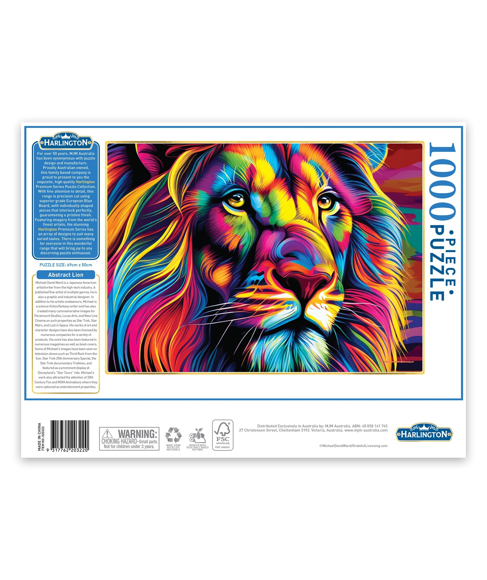 6 Harlington 1000 Piece Jigsaw Puzzle - Colour - Assorted* - Multi, 6 of 9