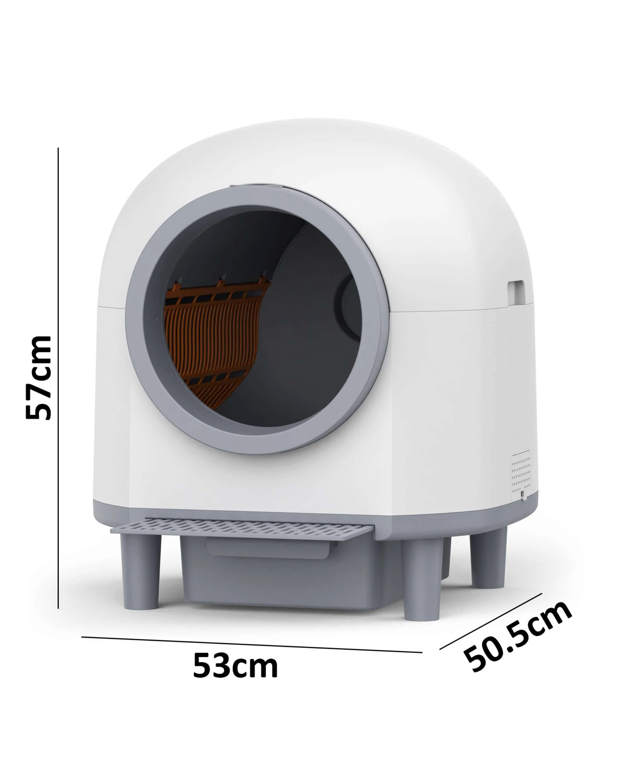 6 Advwin 88l Smart Self Cleaning Cat Litter Box, 6 of 9