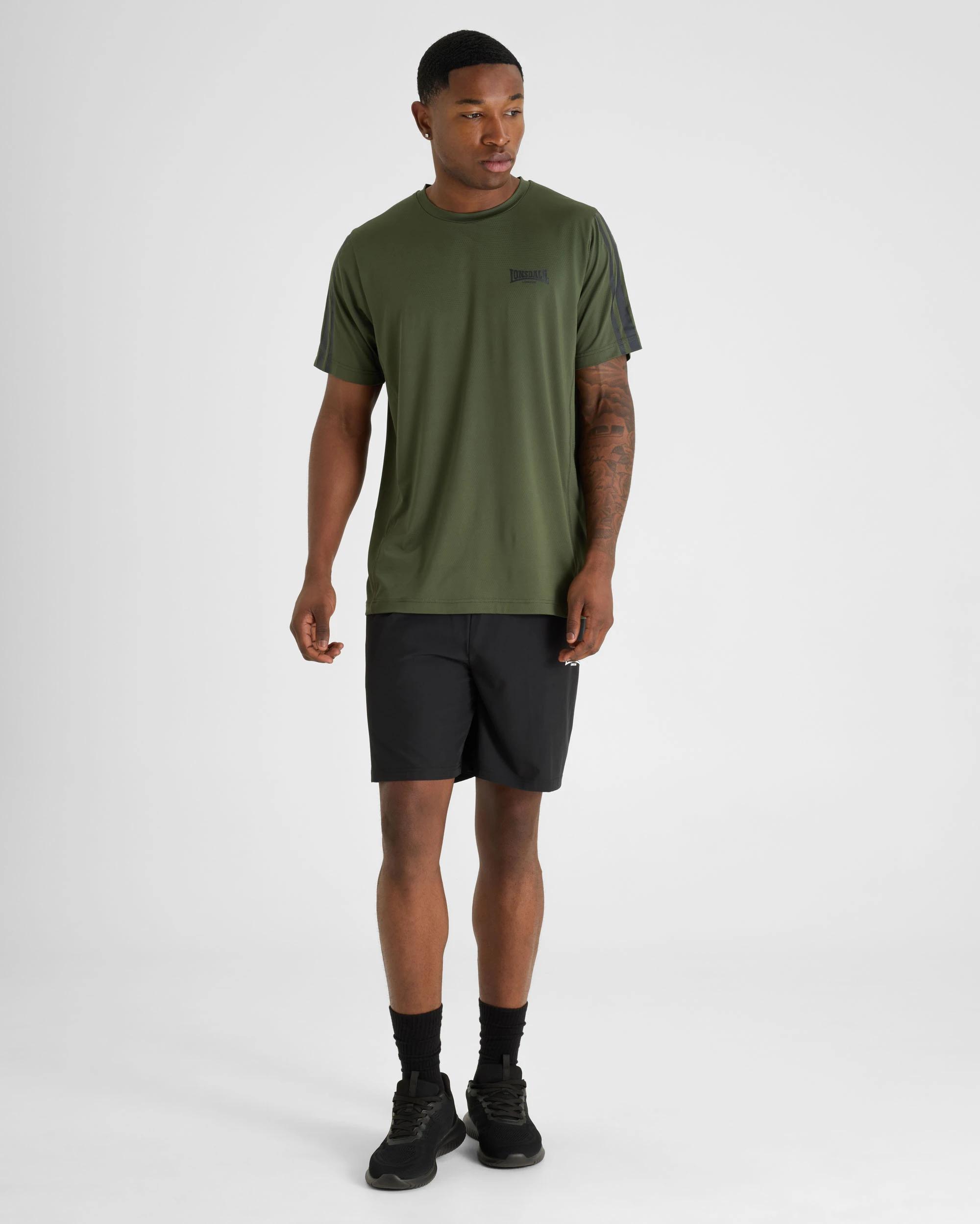 5 Lonsdale London Active T-Shirt OLIVE, 5 of 5