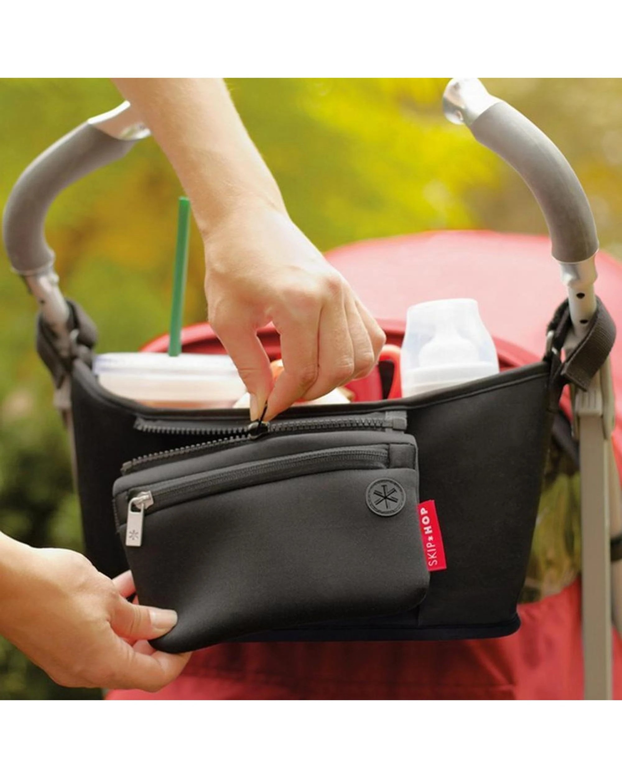 4 Skip Hop Grab & Go Pram  Stroller Organiser  Black, 4 of 6
