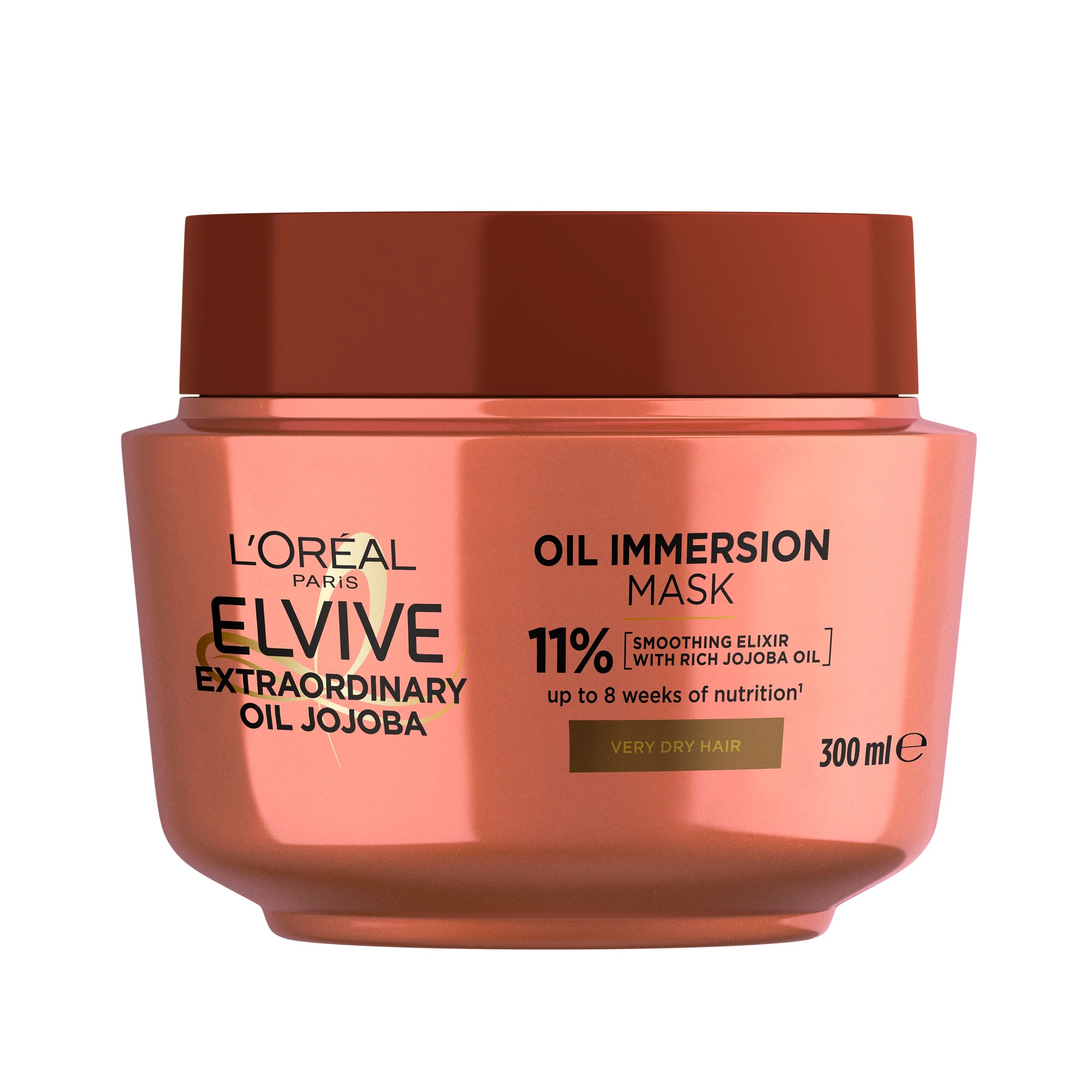 1 L'Oreal Paris Elvive Extraordinary Oil Multi-Use Mask 300ml - Jojoba Oil, 1 of 2
