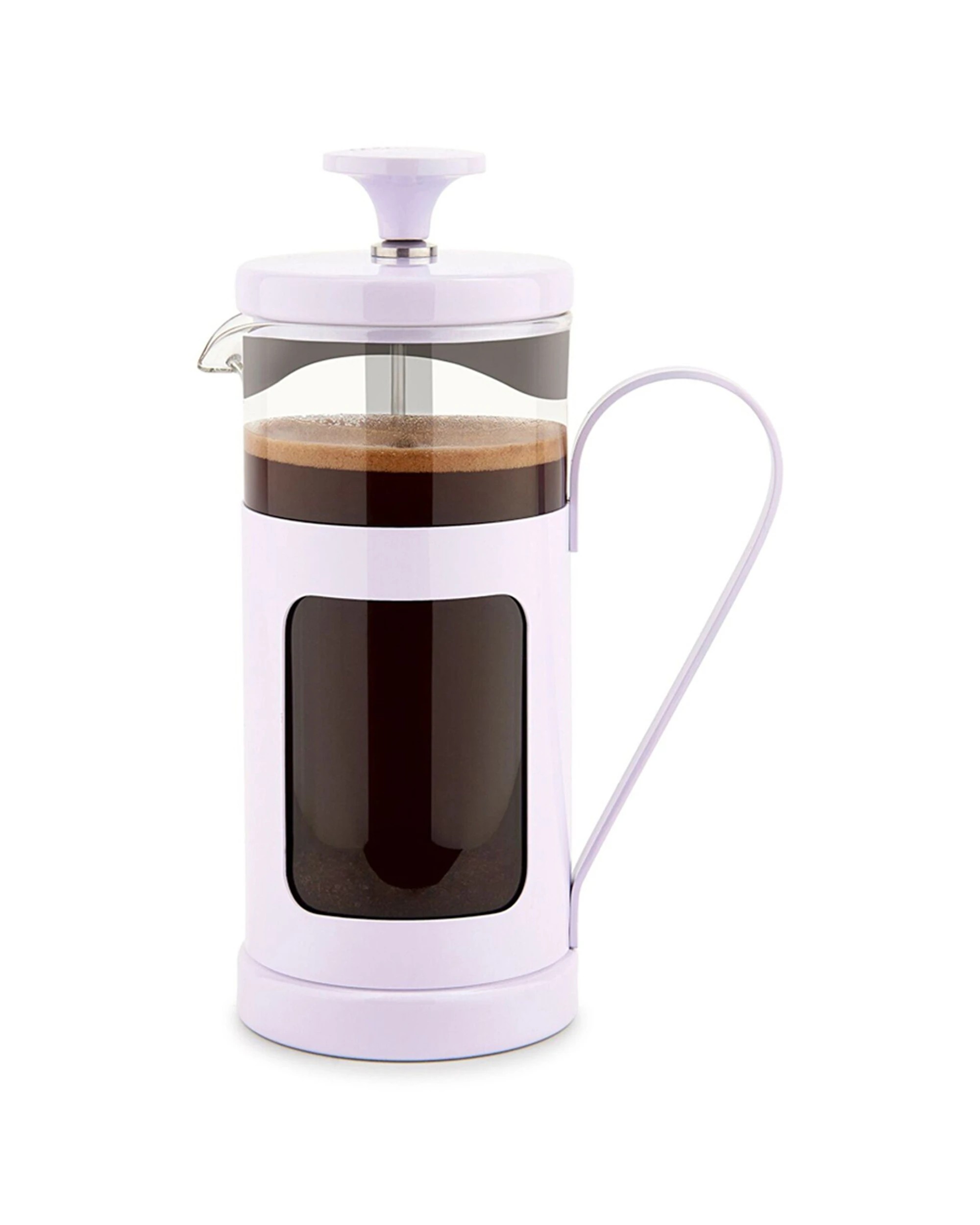 4 La Cafetiere Monaco 3-Cup 350ml Stainless Steel Glass French Press - Purple, 4 of 7