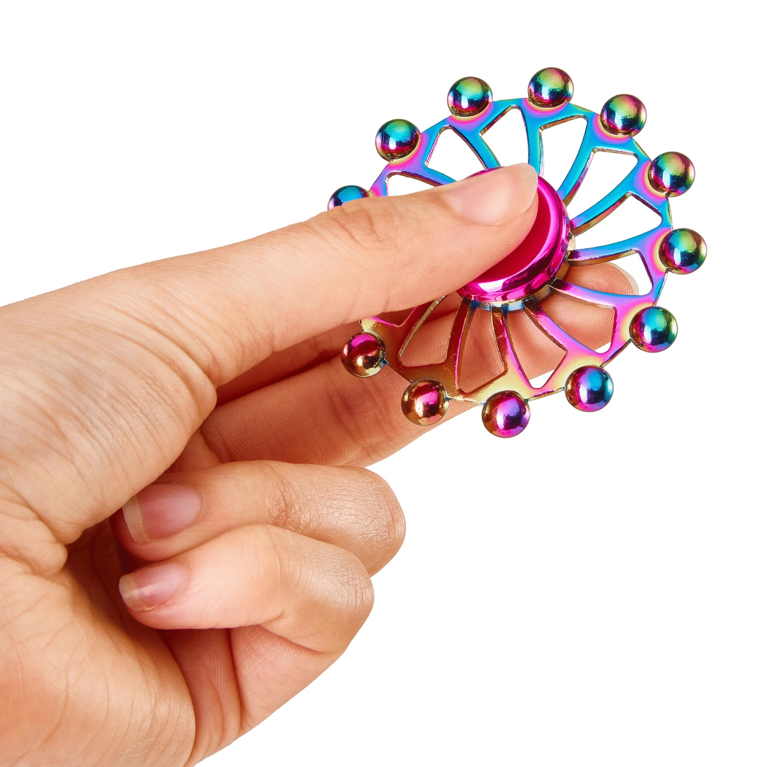 5 Future Fidgets: Metallic Fidget Spinner, 5 of 6