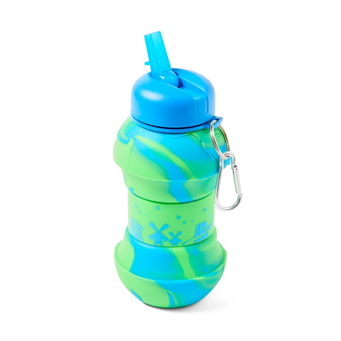 2 550ml Globe Pop-Up Collapsible Drink Bottle, 2 of 8