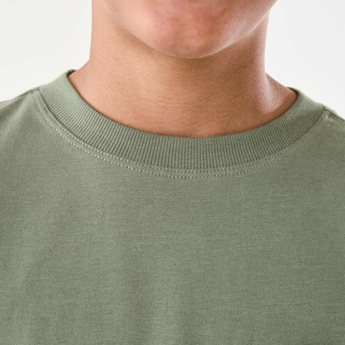 4 Heavyweight Oversized Long Sleeve T-shirt Sea Spray, 4 of 10