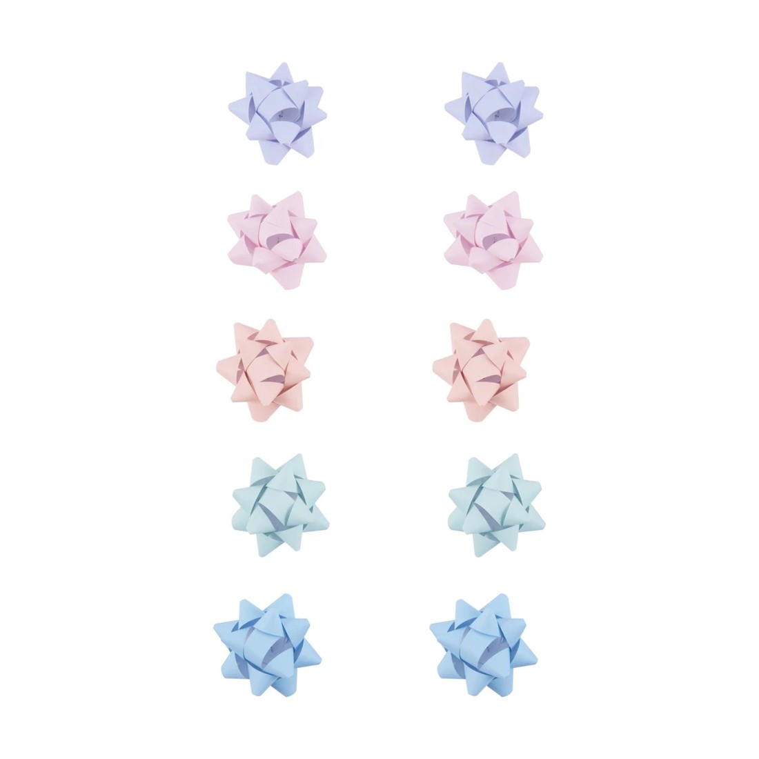 2 10 Piece Mini Paper Bows - Pastel, 2 of 8