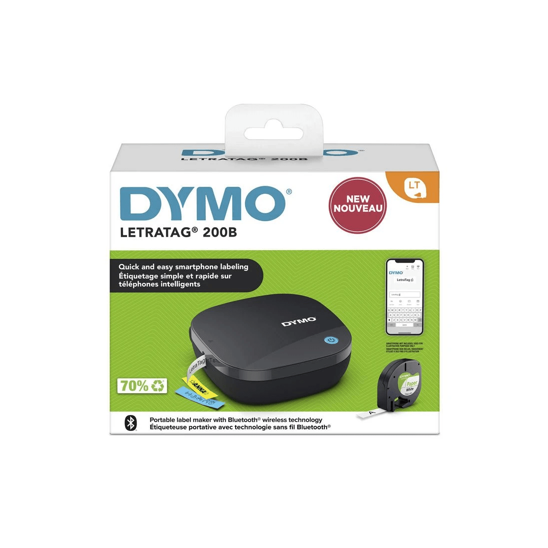 2 Dymo LetraTag Bluetooth Labeller 200B Black, 2 of 10