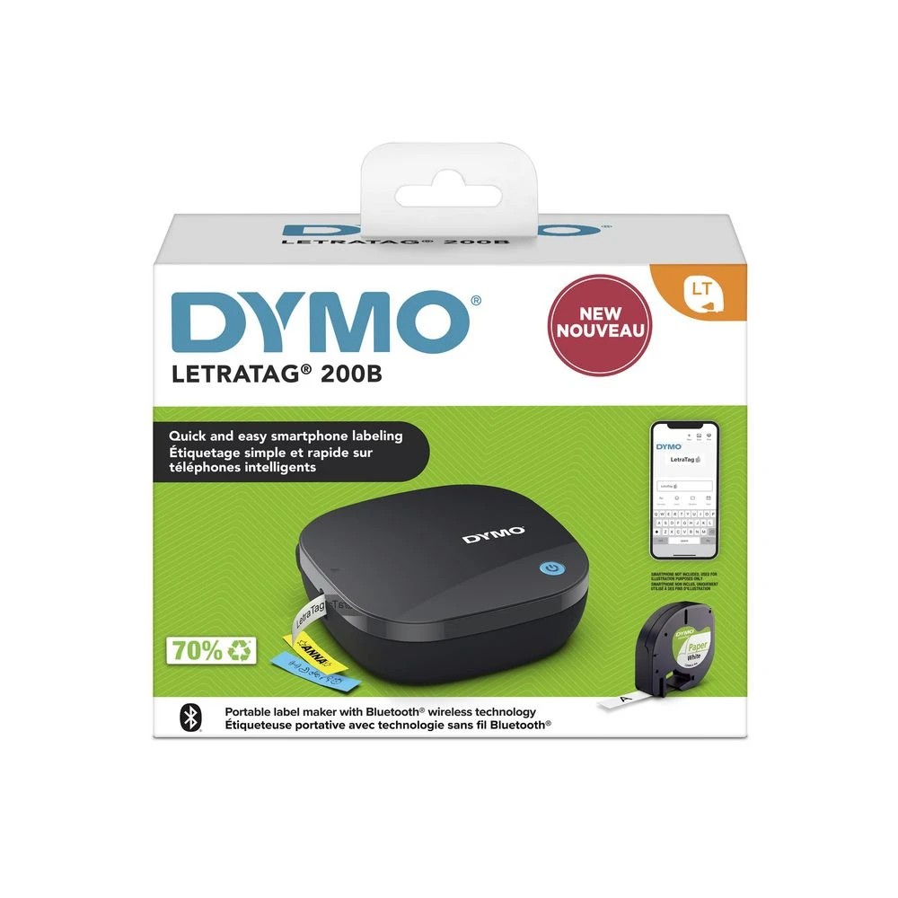 2 Dymo LetraTag Bluetooth Labeller 200B Black, 2 of 10