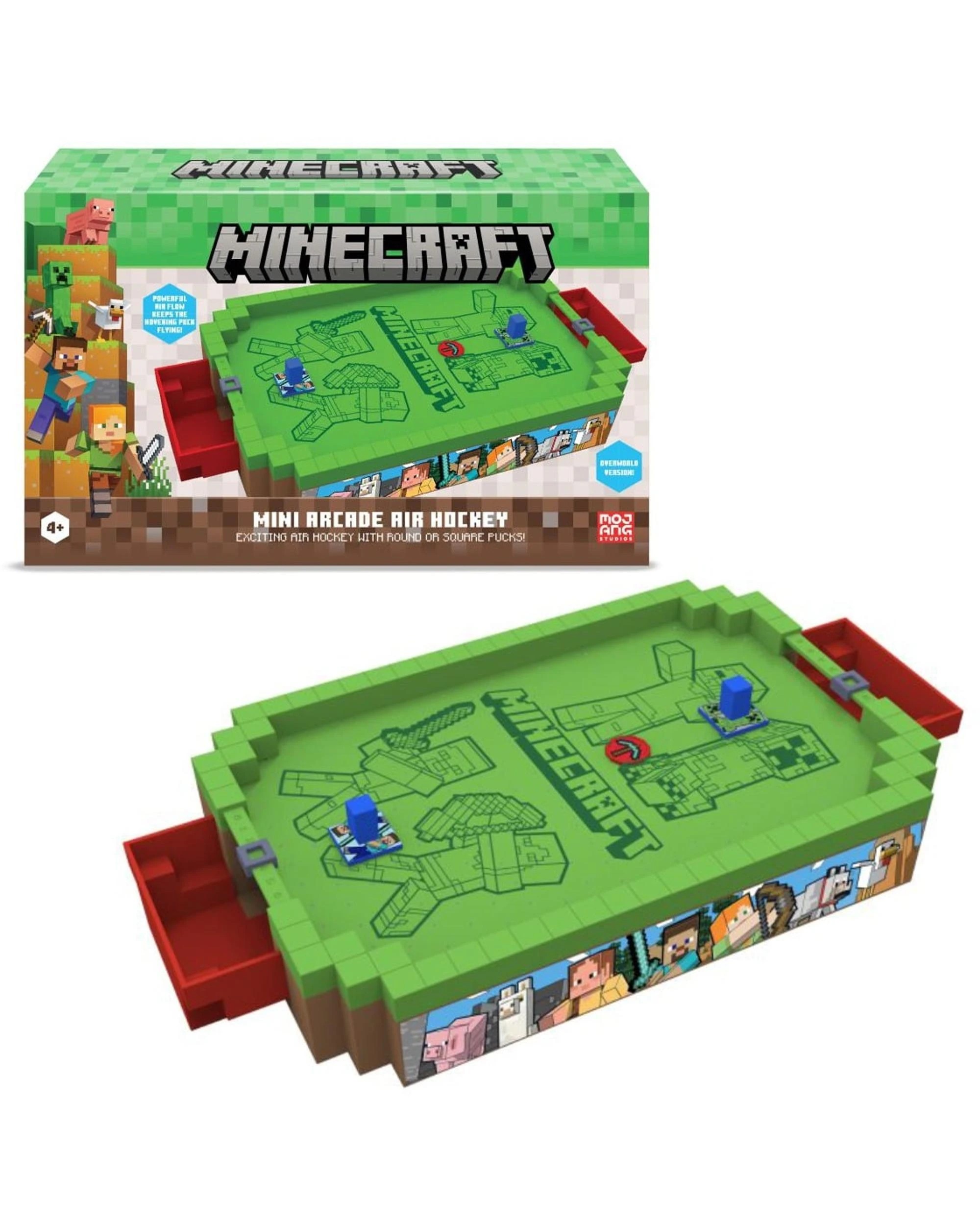 1 Minecraft Overworld Mini Arcade Air Hockey, 1 of 3