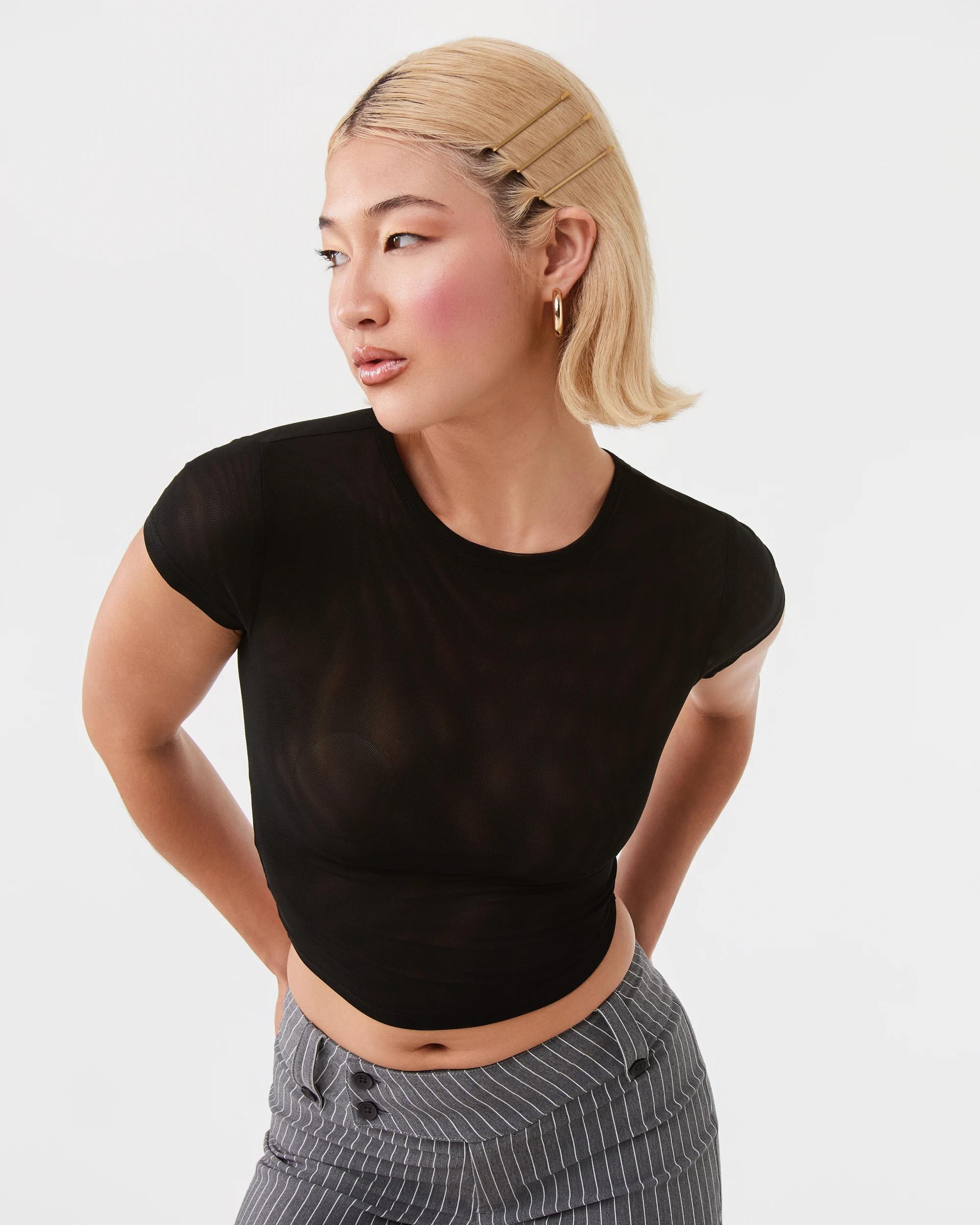 5 Mesh T-shirt Black, 5 of 8