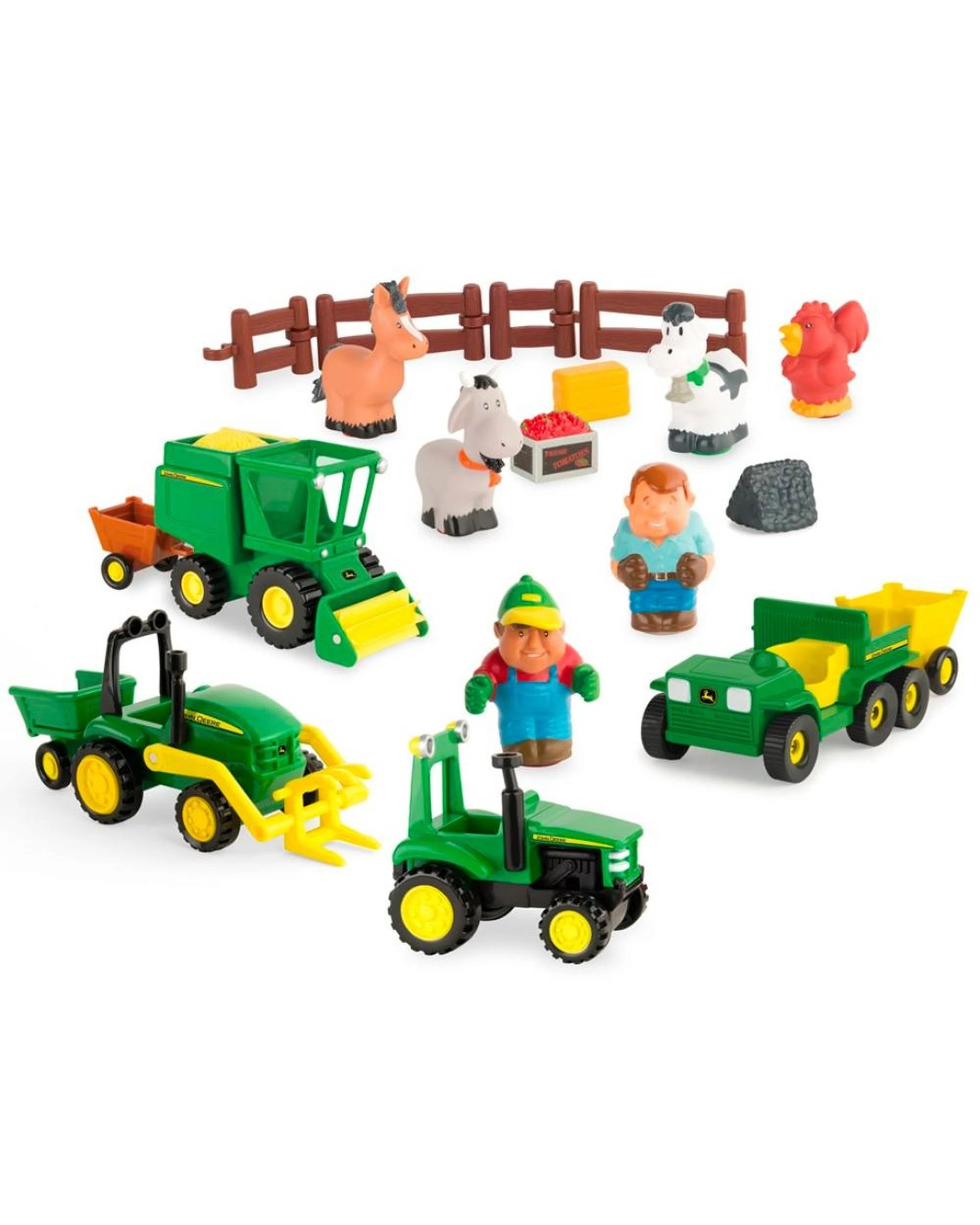 1 John Deere Vehicle Farm Playset  20 Piece Set 5, 1 of 3