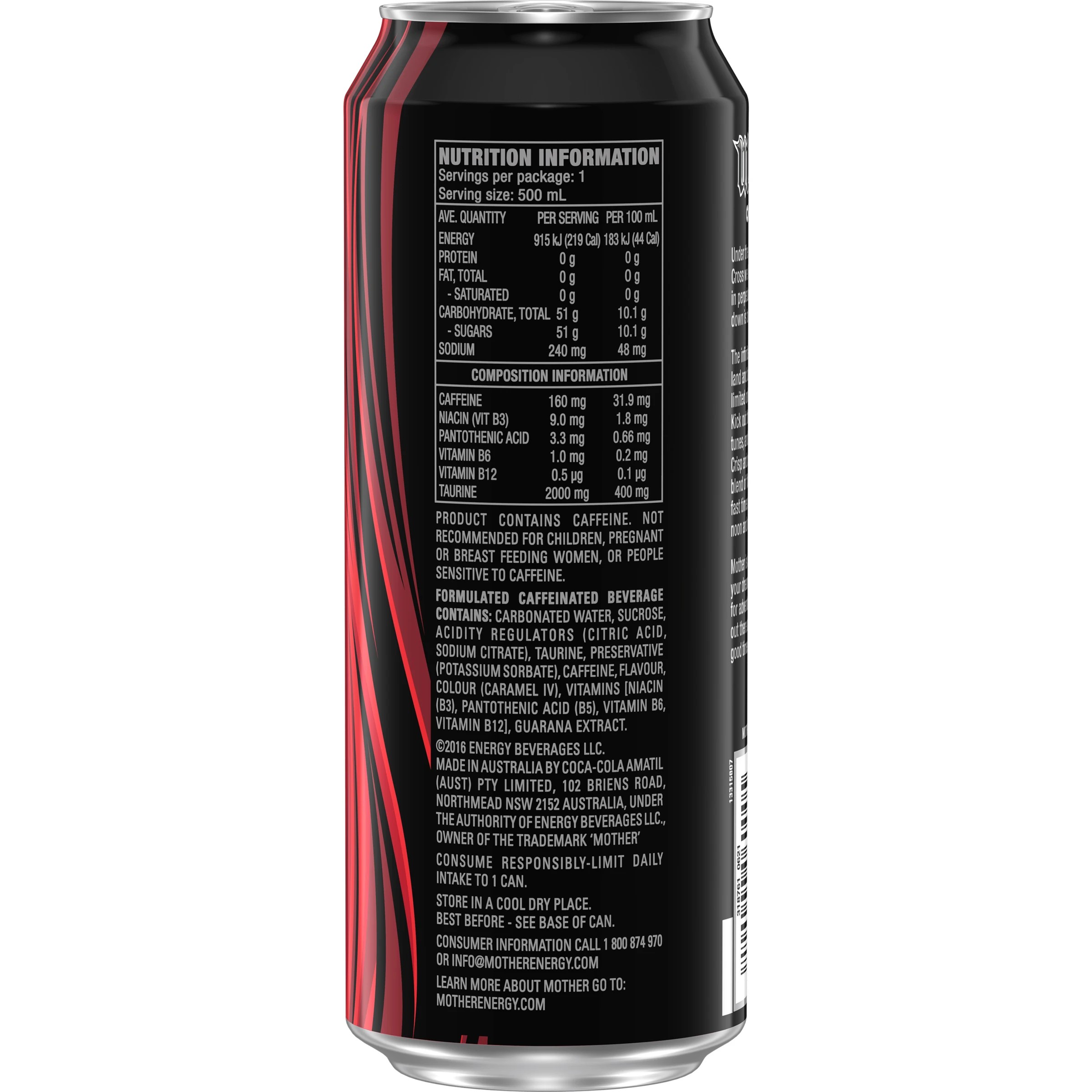 3 Mother Original Energy Drink 500ml, 3 of 6