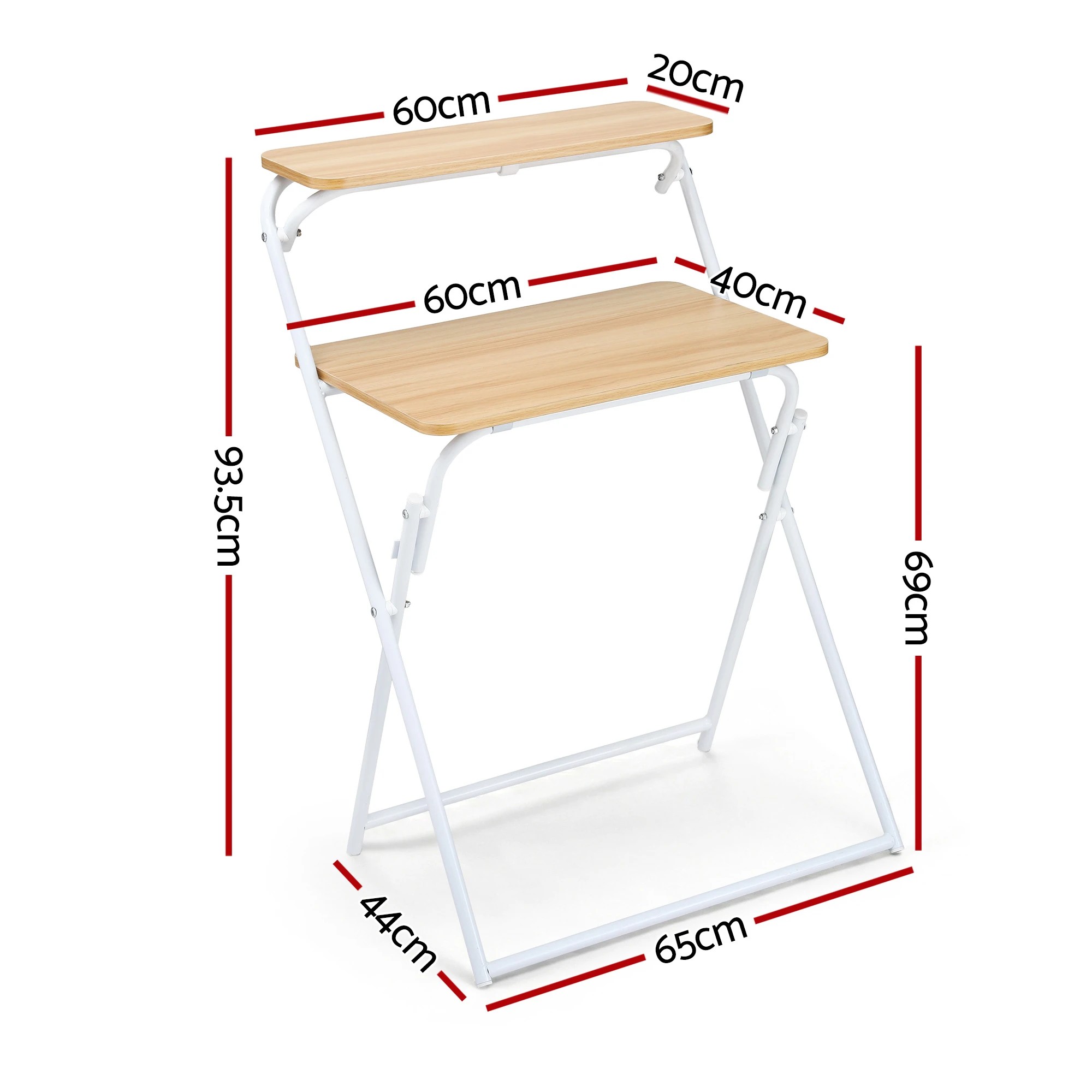 2 Artiss Laptop Desk Computer Foldable Study Desk Home Office - Multi, 2 of 3