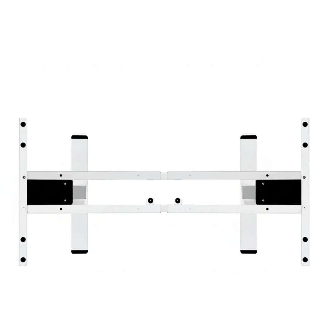 4 Artiss Standing Desk Frame Only Dual Motor Motorised - White, 4 of 5