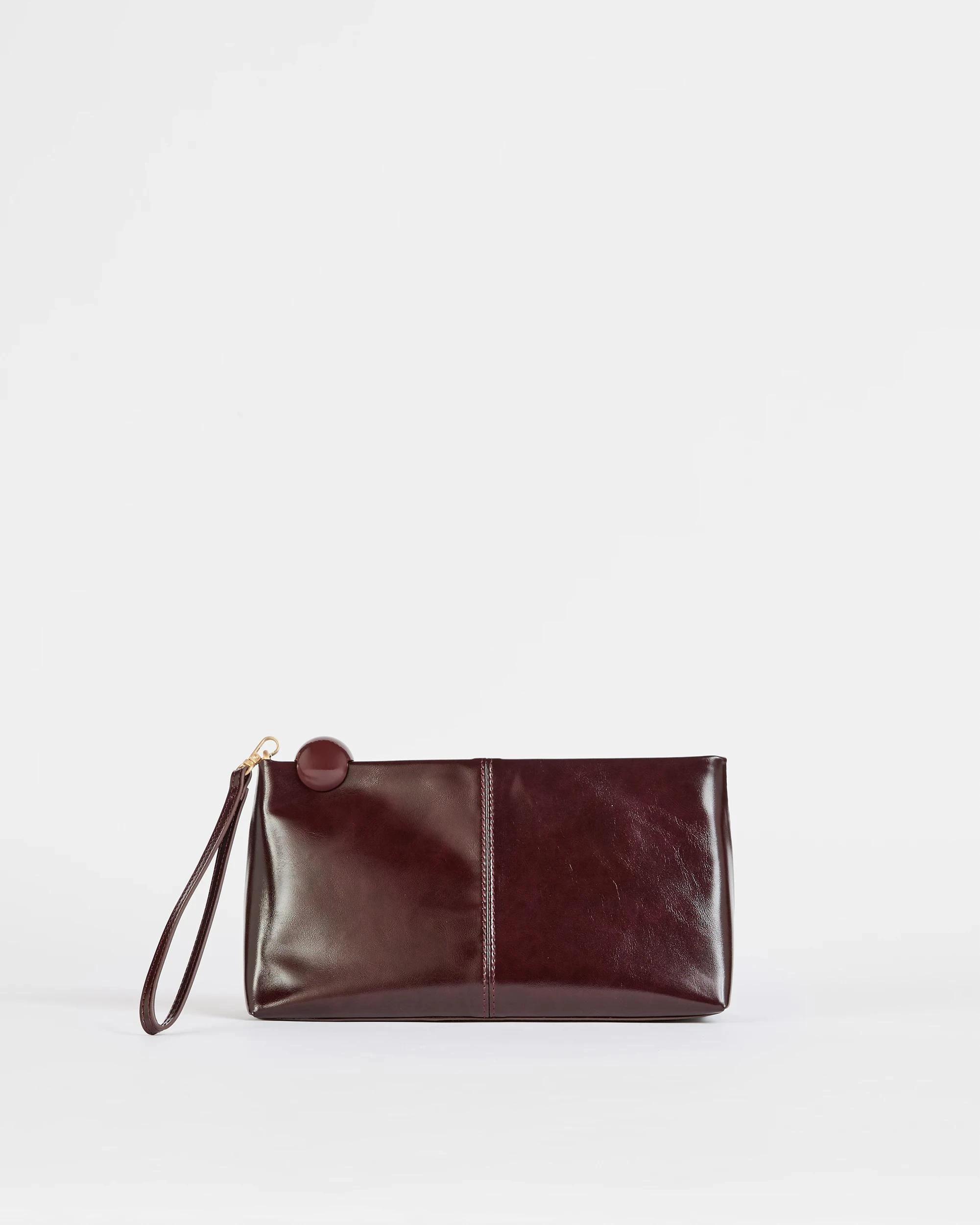 1 Target PU Soft Clutch Bag BORDEAUX, 1 of 3