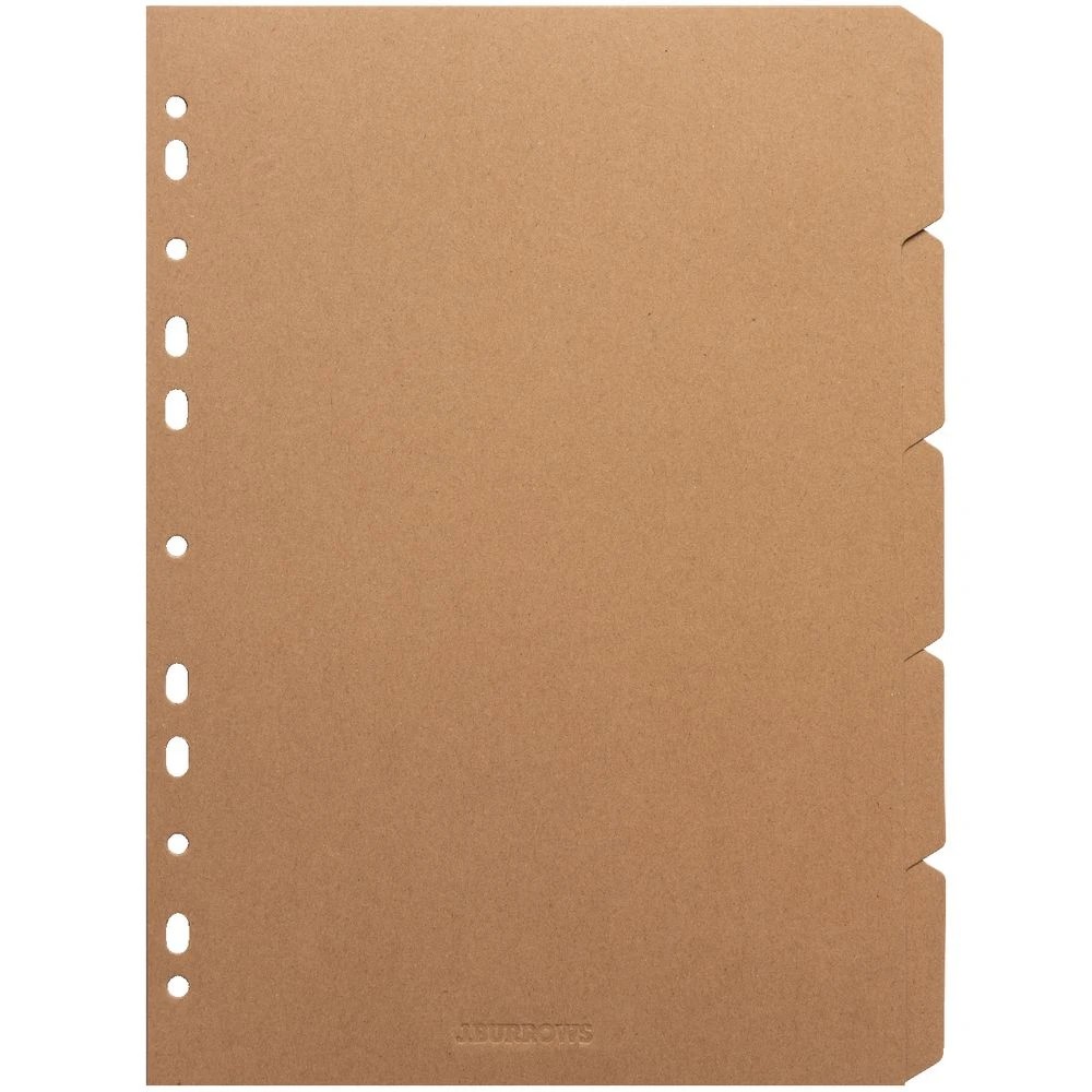 2 J.Burrows A4 5-Tab Divider Kraft, 2 of 2